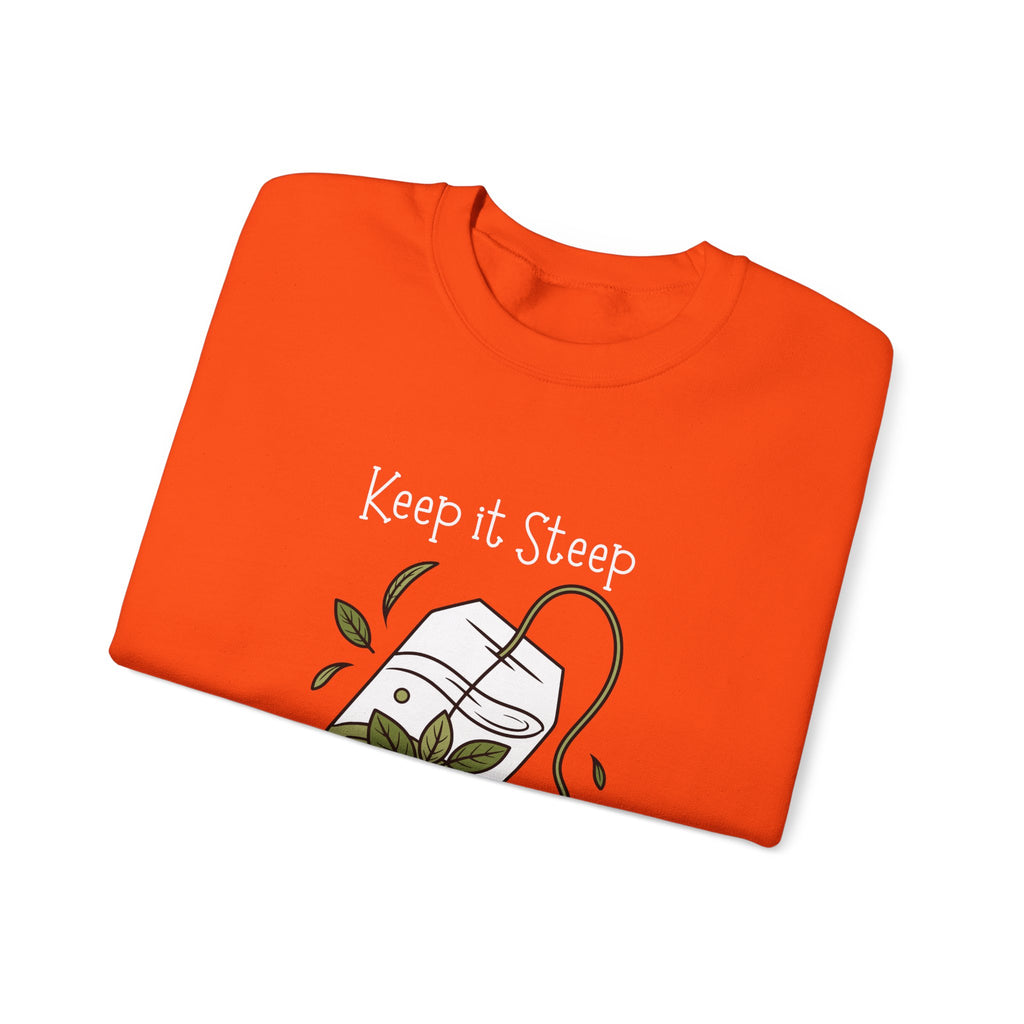 Crewneck Sweatshirt — Herbal Tea Bag Illustration | Cozy Botanical Gift