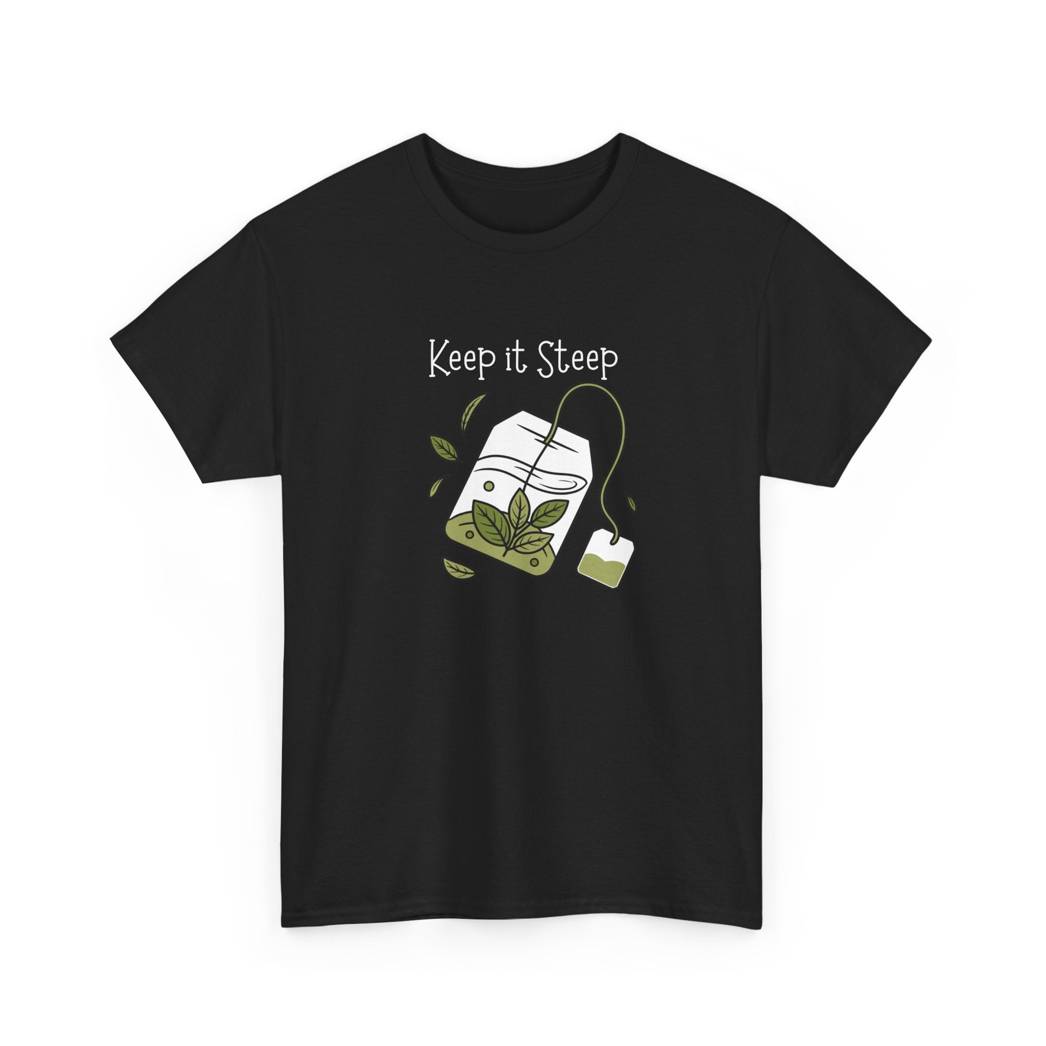 Keep It Steep Tea T-Shirt — Cute Tea Bag Graphic Tee for Tea Lovers