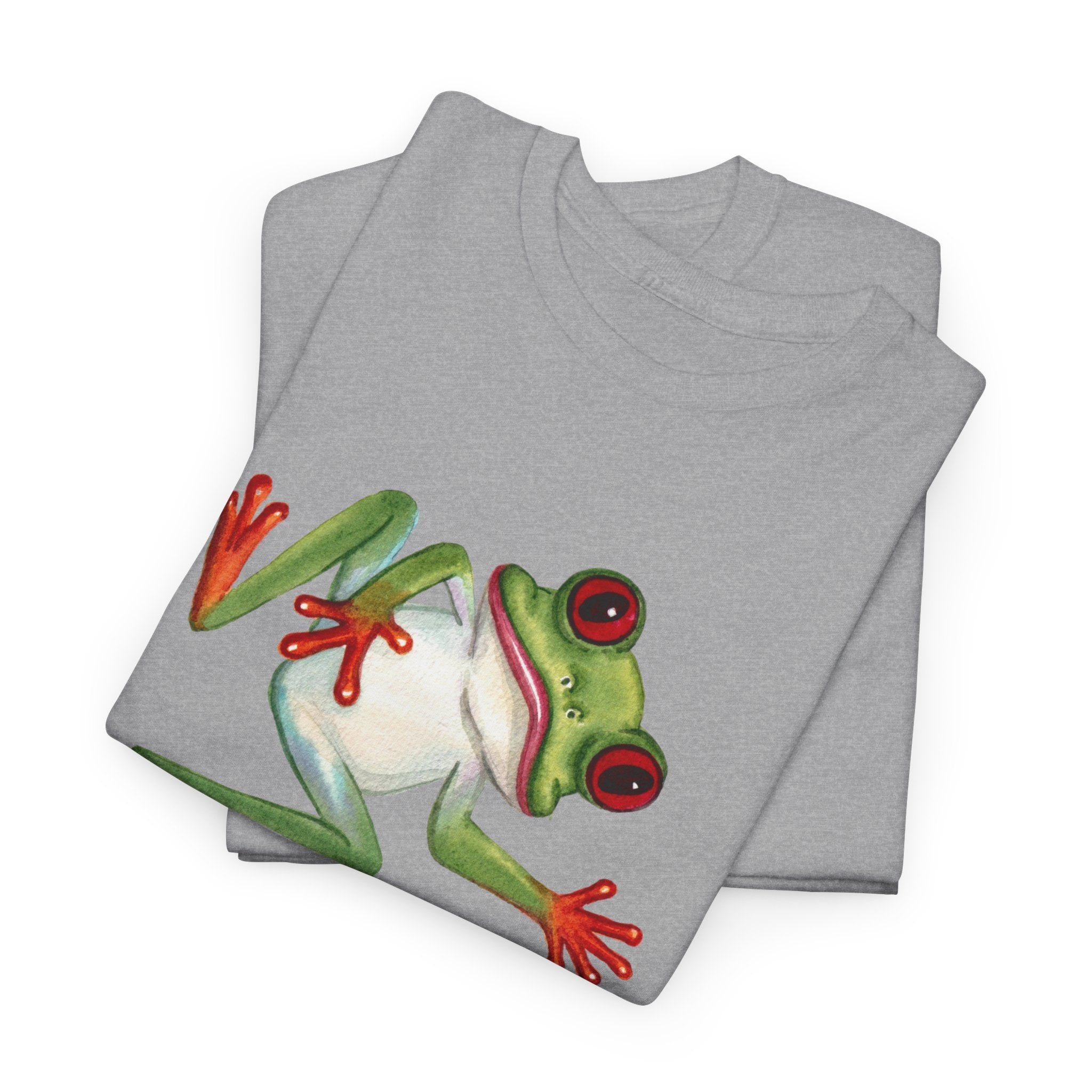 Red-Eyed Tree Frog Graphic Tee — Cute Tropical Frog Shirt for Nature Lovers
