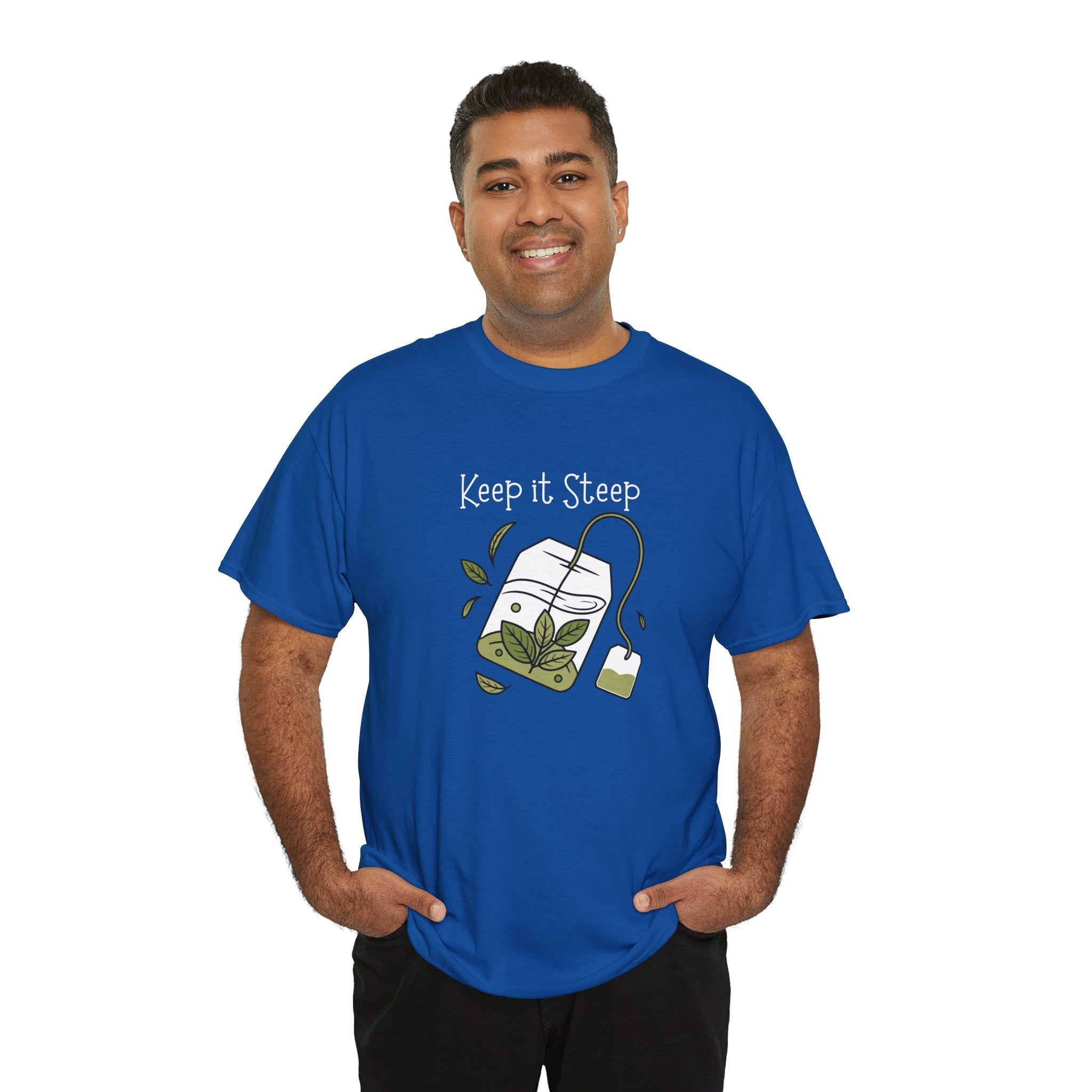 Keep It Steep Tea T-Shirt — Cute Tea Bag Graphic Tee for Tea Lovers
