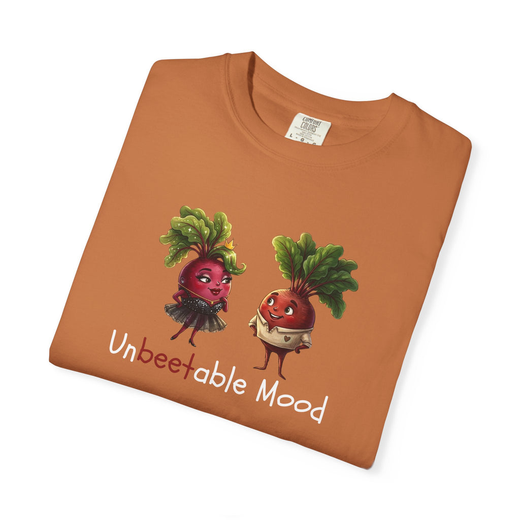 Unbeetable Mood T-Shirt — Cute Beet Characters Veggie Pun Tee