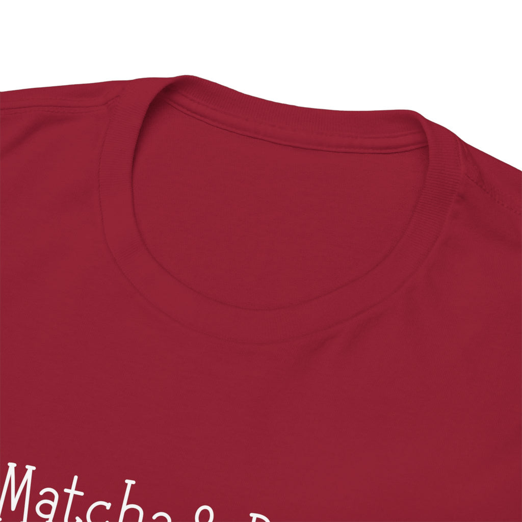 Matcha & Peace Tee — Minimalist Tea Lover Shirt