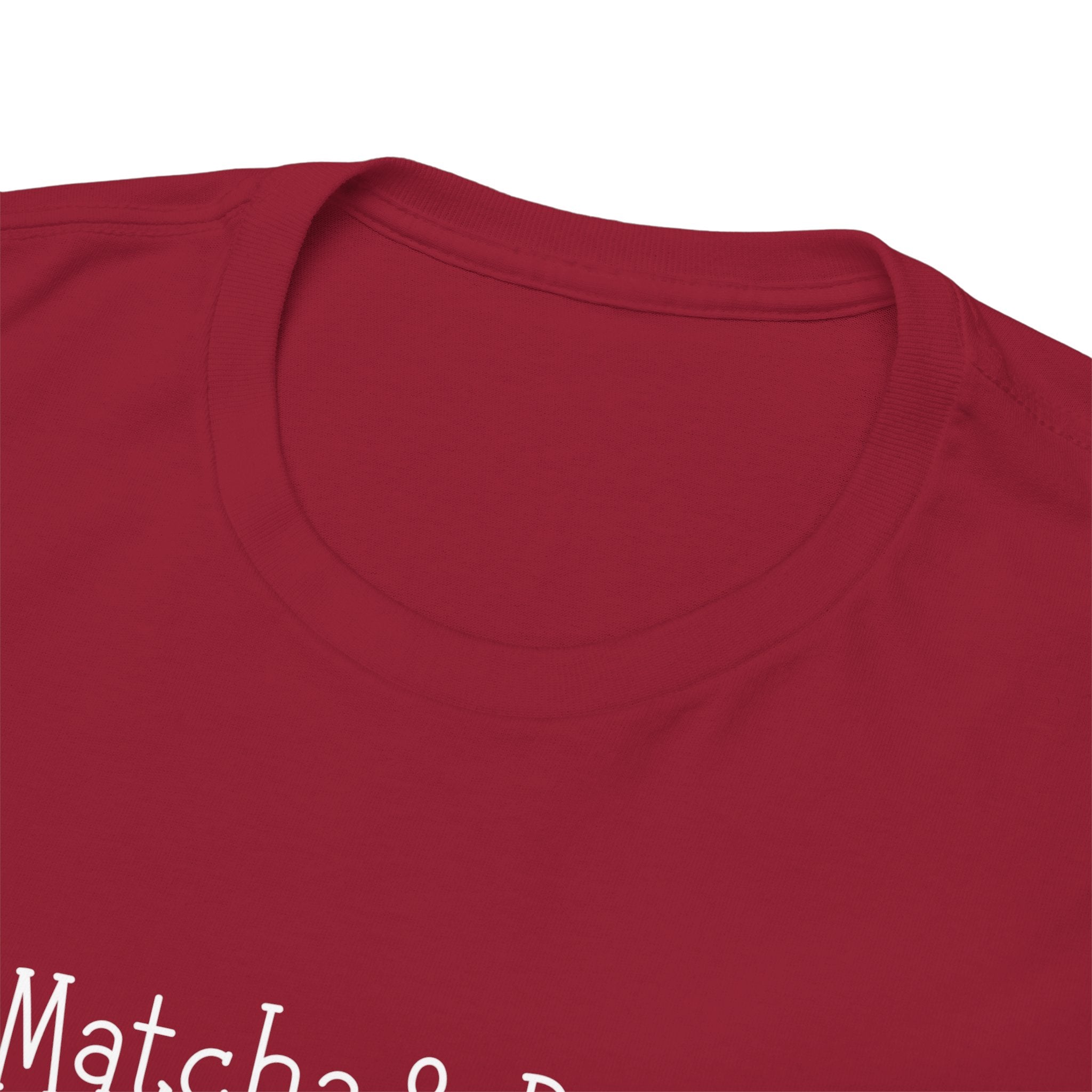 Matcha & Peace Tee — Minimalist Tea Lover Shirt