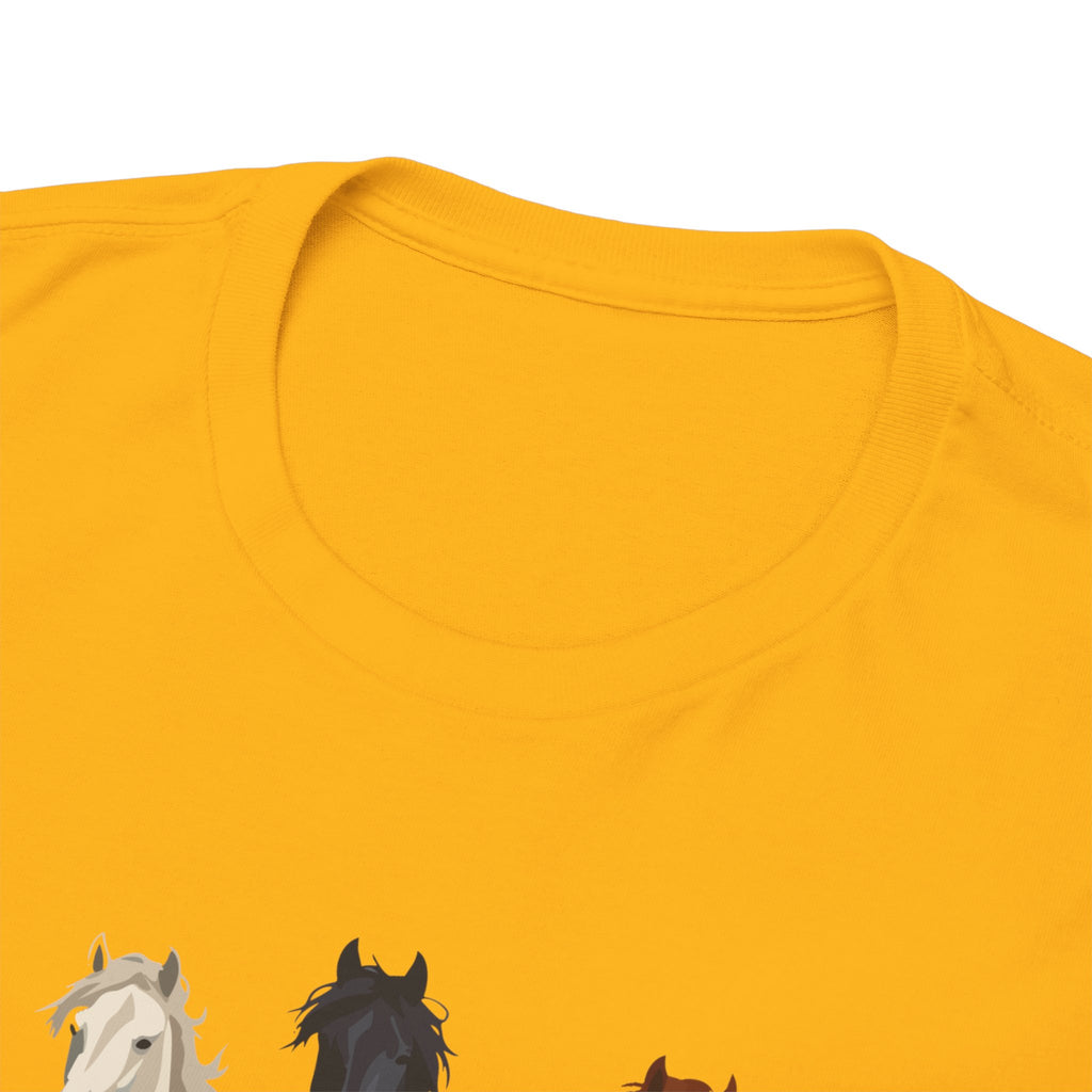 T-Shirt — Three Horses 'Love is Love' Pride Graphic Tee