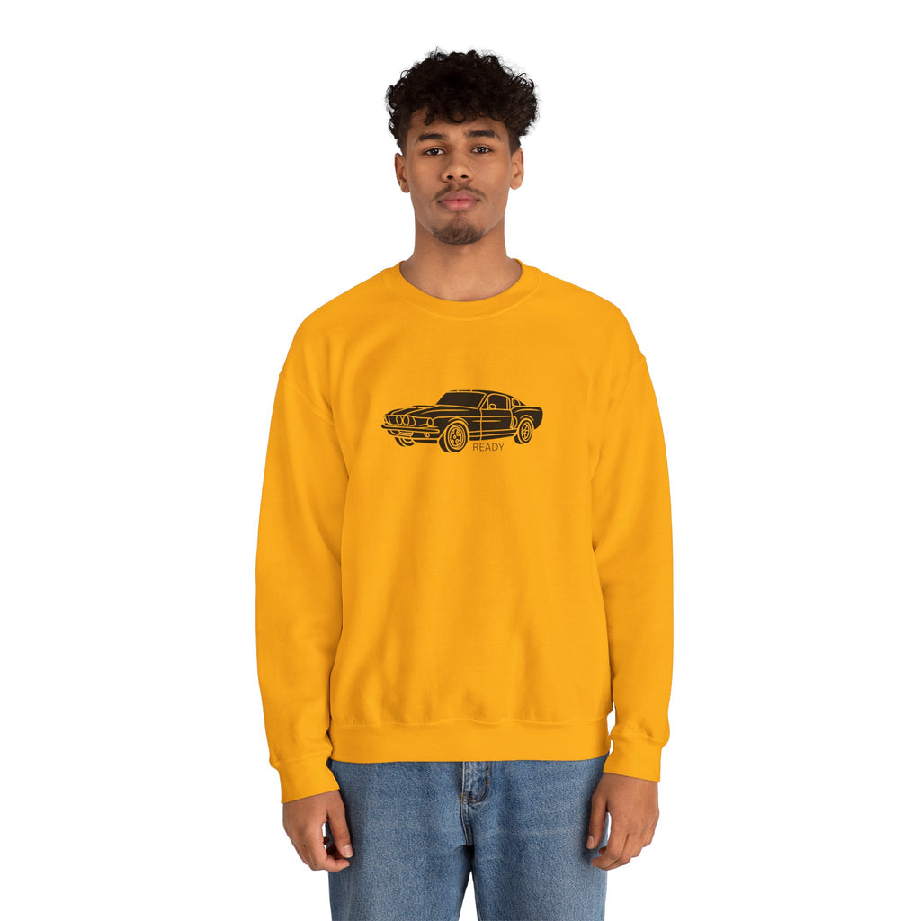 Classic Mustang Outline Crewneck Sweatshirt