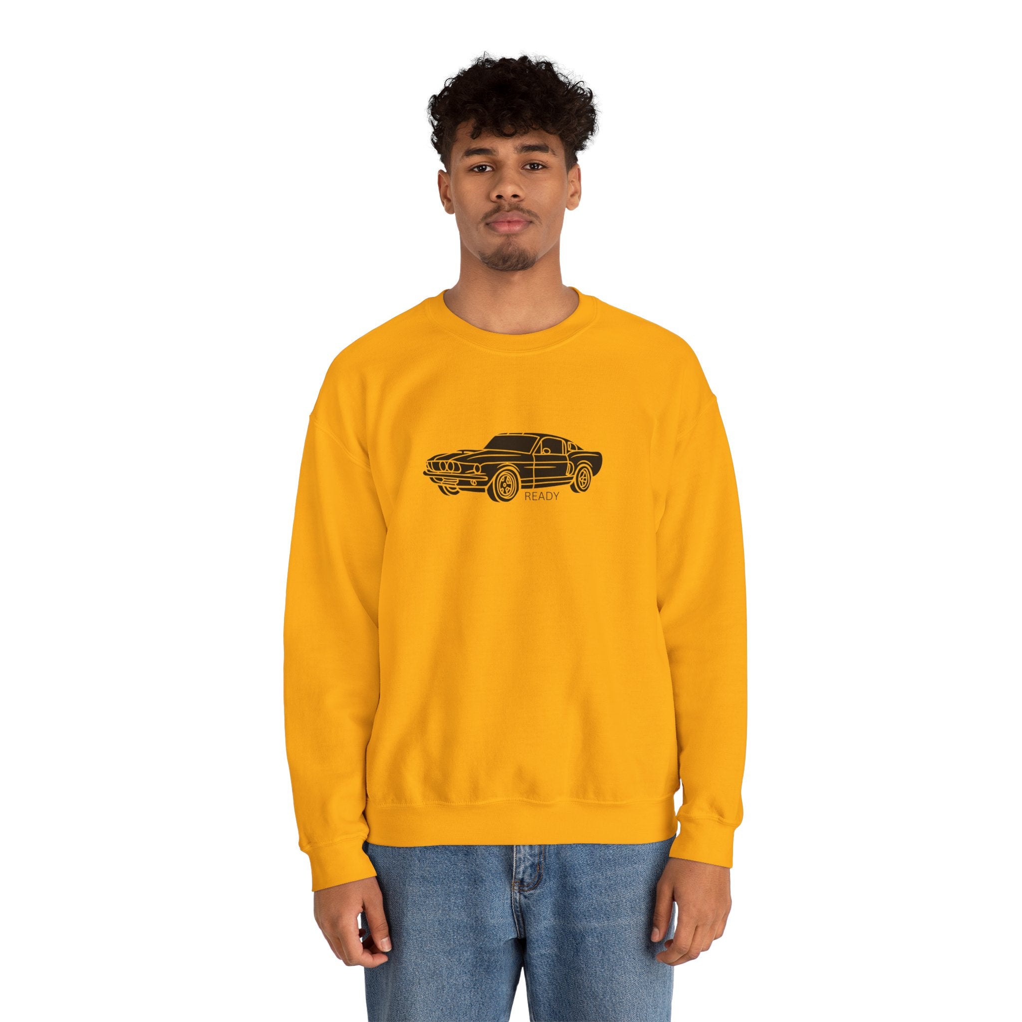 Classic Mustang Outline Crewneck Sweatshirt
