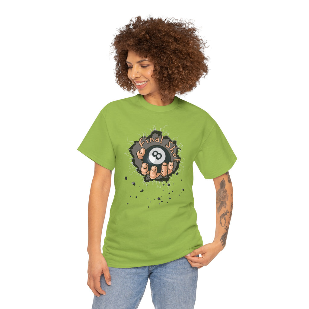 Eight Ball Pocket Tee — "Final Say" Billiards Graphic Shirt