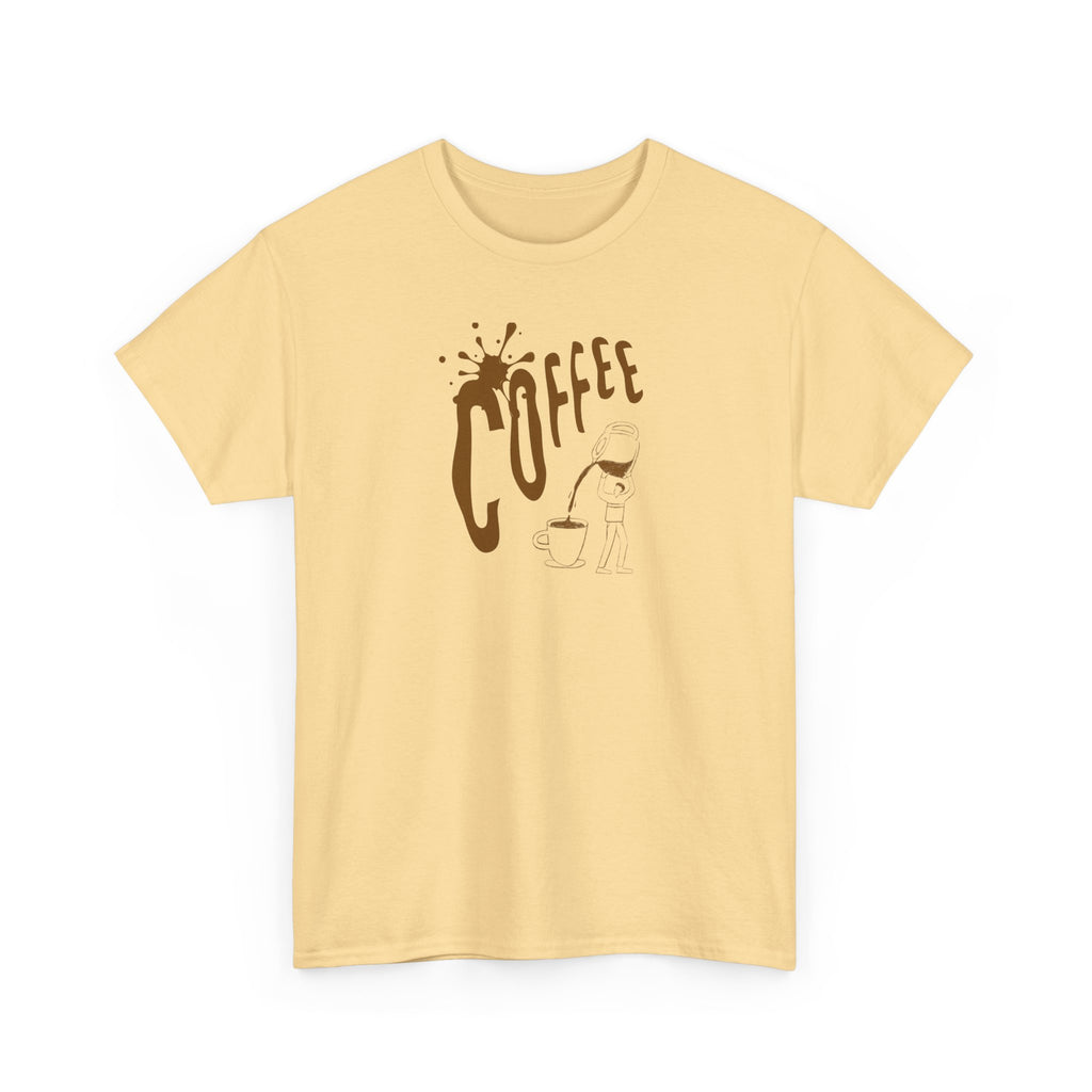 Coffee Splash T‑Shirt — Retro Coffee Typography Tee