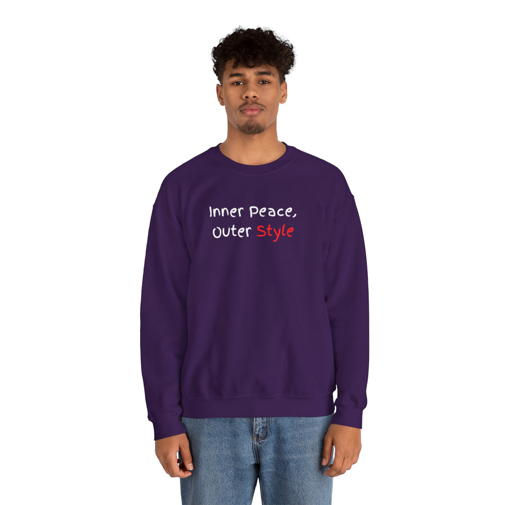 Crewneck Sweatshirt "Style" Minimalist Pink Script – Casual Everyday Fashion
