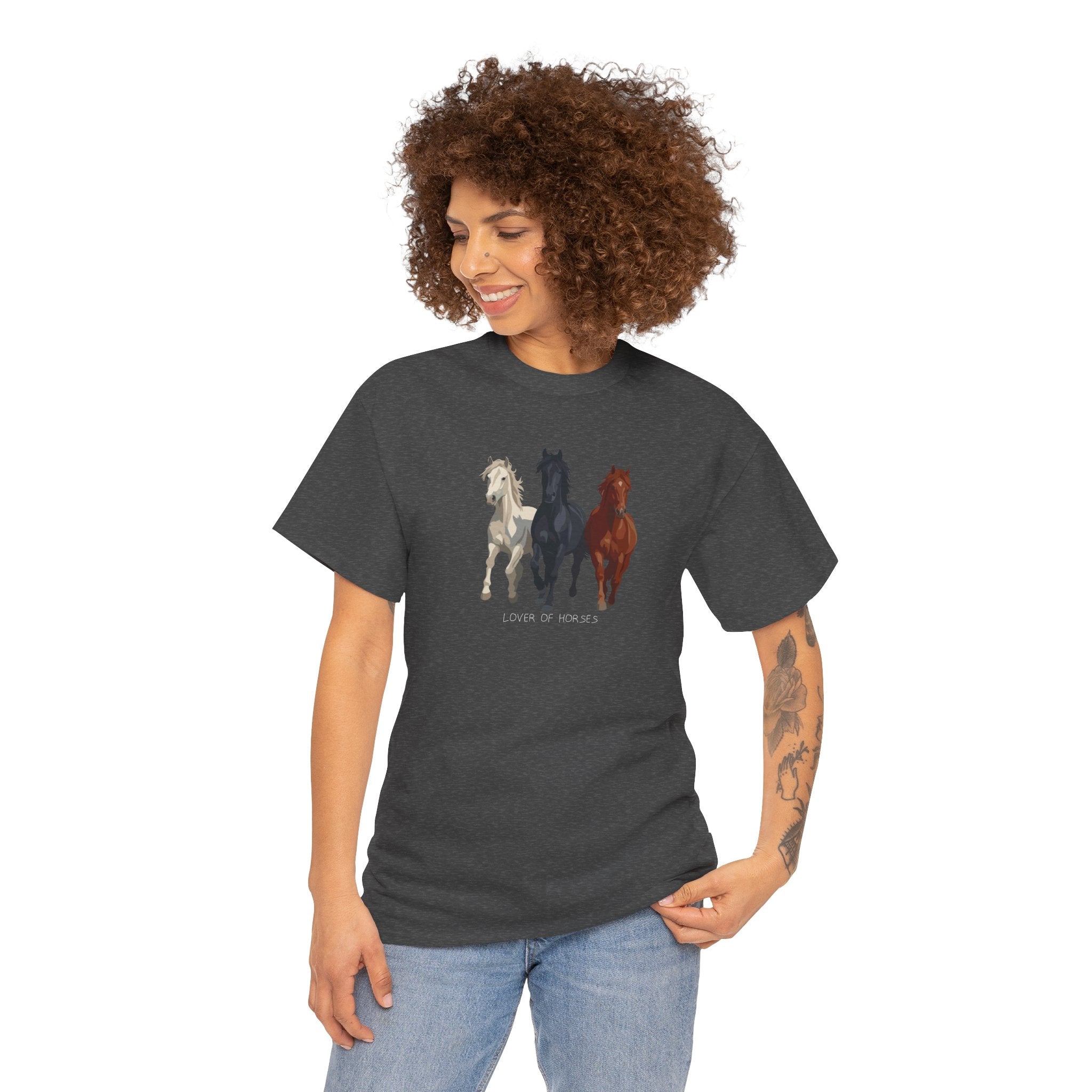 T-Shirt — Three Horses 'Love is Love' Pride Graphic Tee