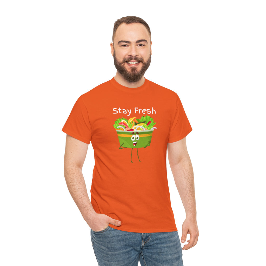 Stay Fresh Salad Tee – Cute Veggie Graphic T-Shirt