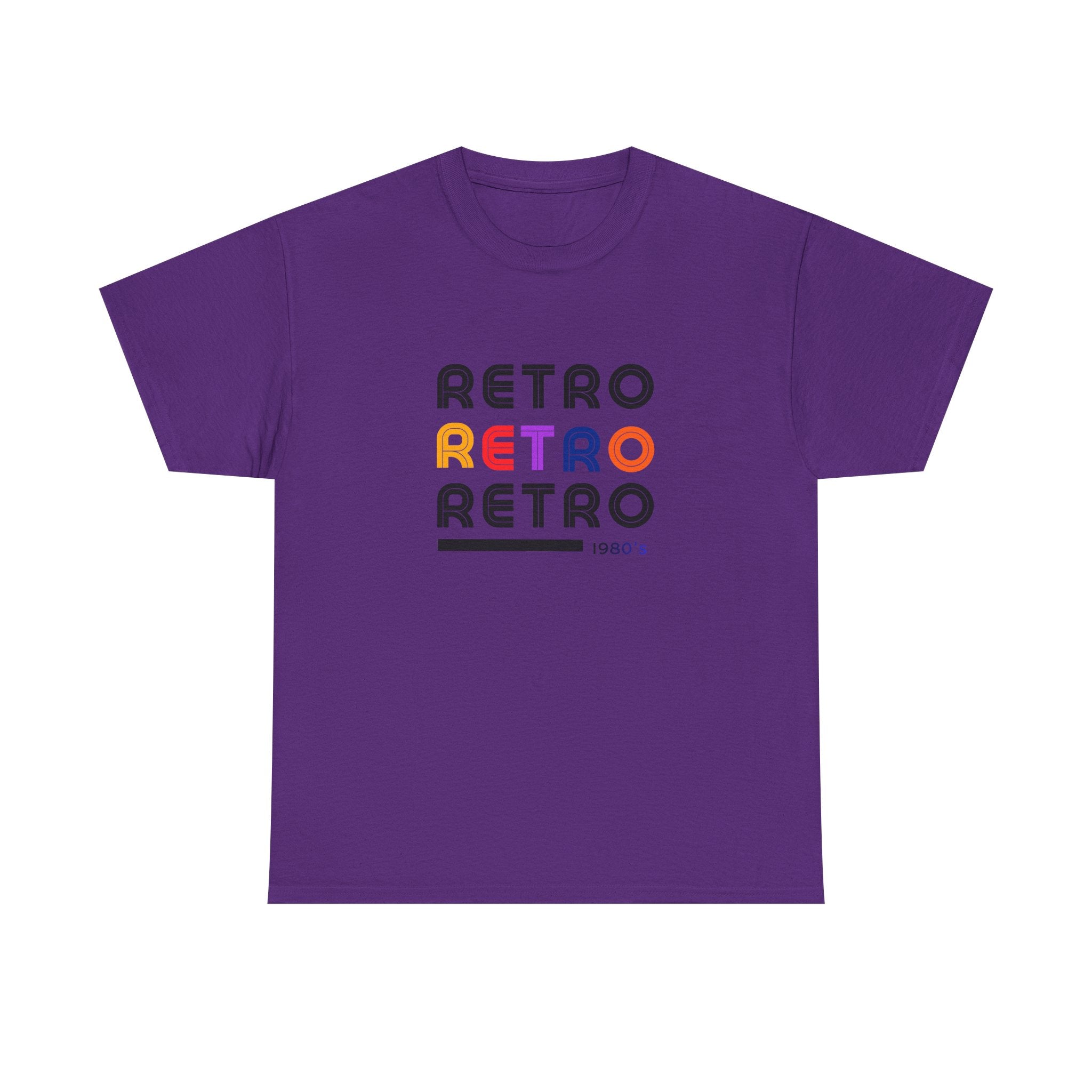 Retro Repeat Tee — Vintage 1980s-Inspired Graphic T-Shirt