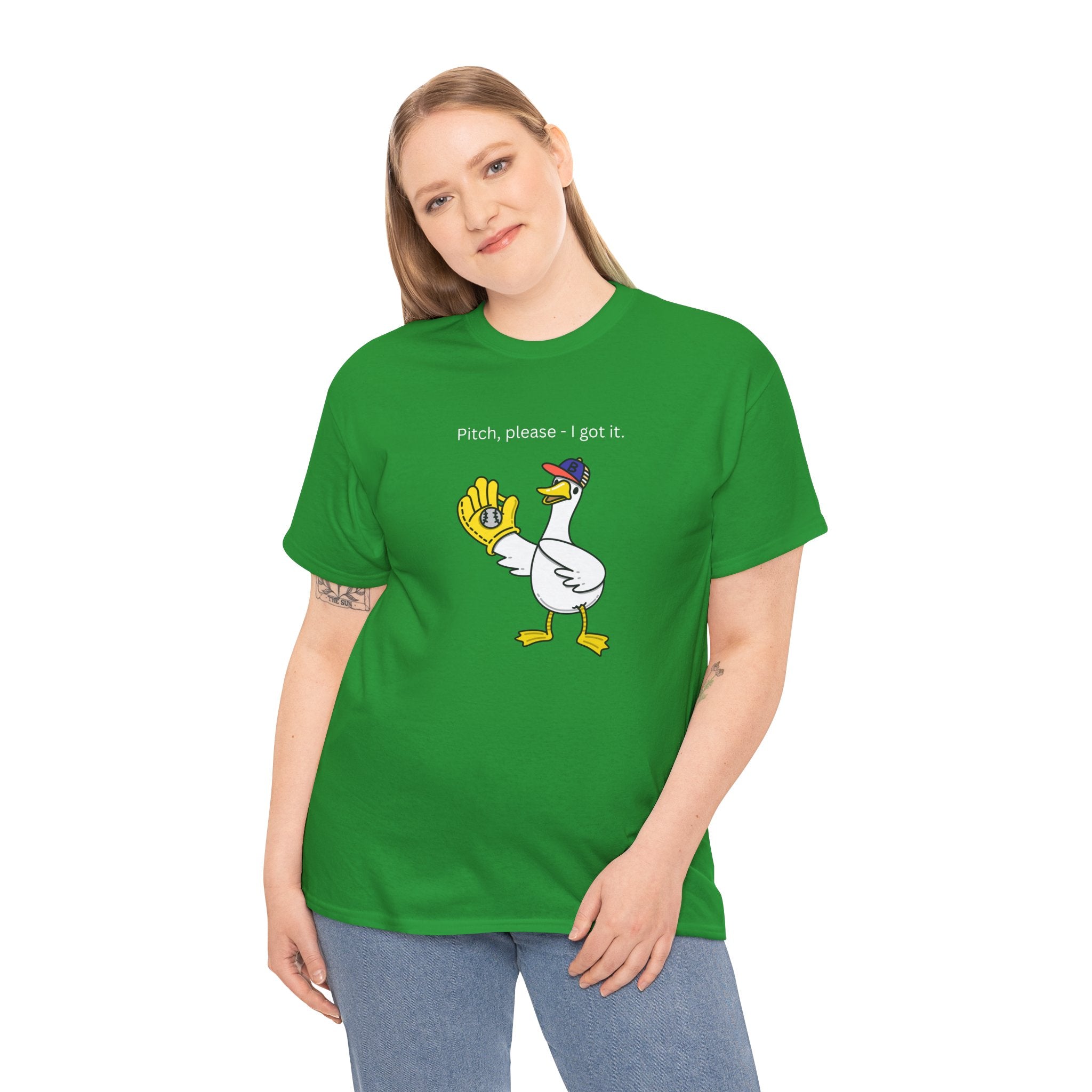 I Got It Baseball Duck T‑Shirt — Funny Catcher Graphic Tee