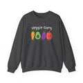 Anxiety Crewneck Sweatshirt — "Different Day Same Anxiety" Cute Cartoon Comfort Pullover
