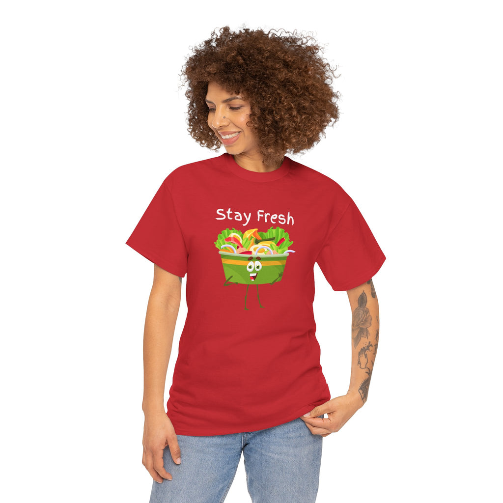 Stay Fresh Salad Tee – Cute Veggie Graphic T-Shirt