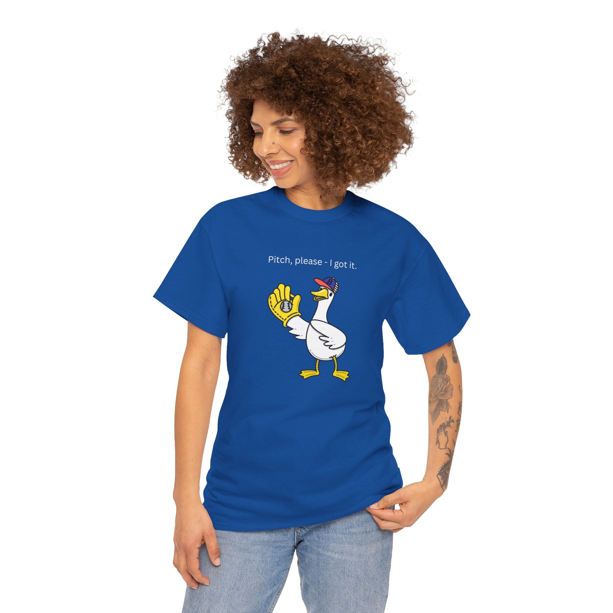 I Got It Baseball Duck T‑Shirt — Funny Catcher Graphic Tee