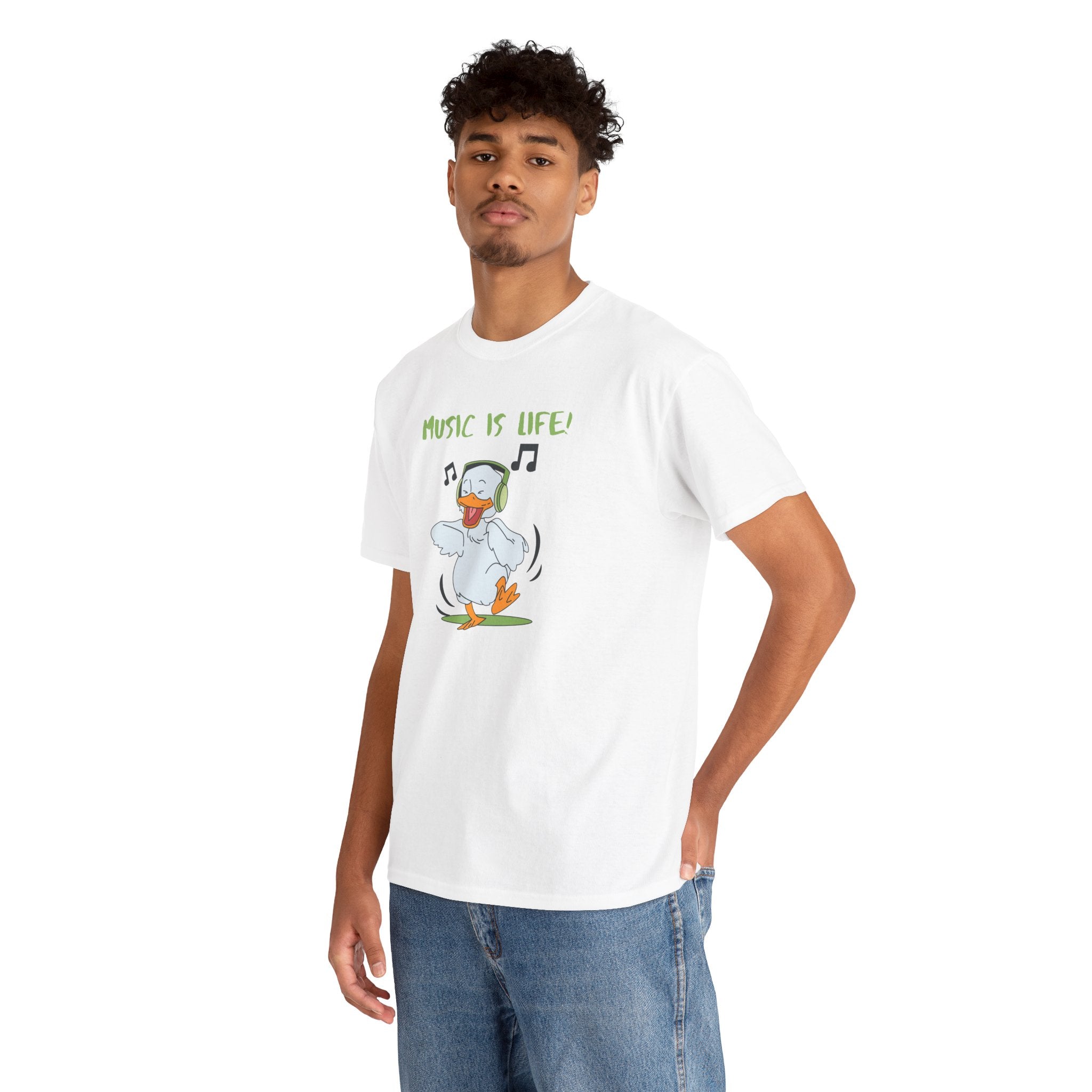Music Is Life Duck T‑Shirt