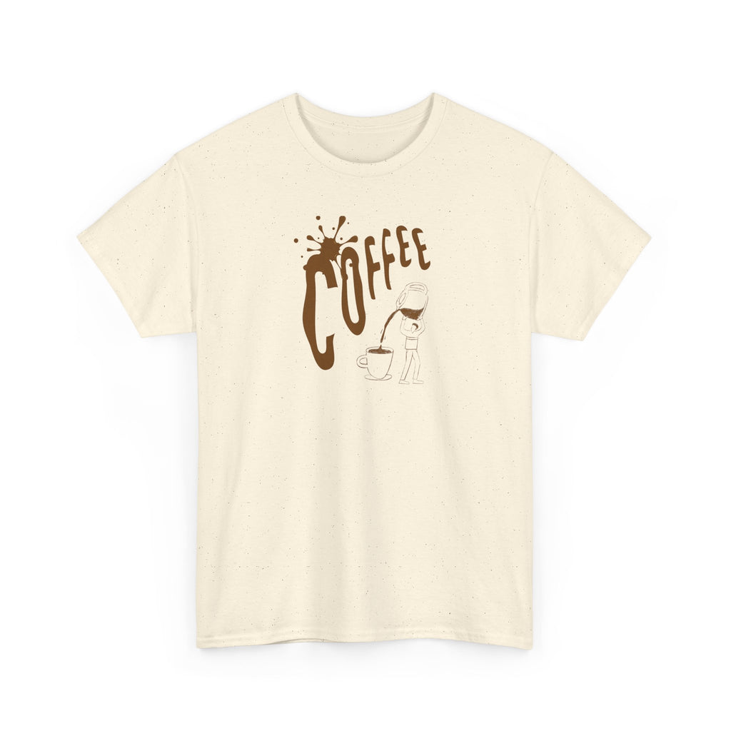Coffee Splash T‑Shirt — Retro Coffee Typography Tee