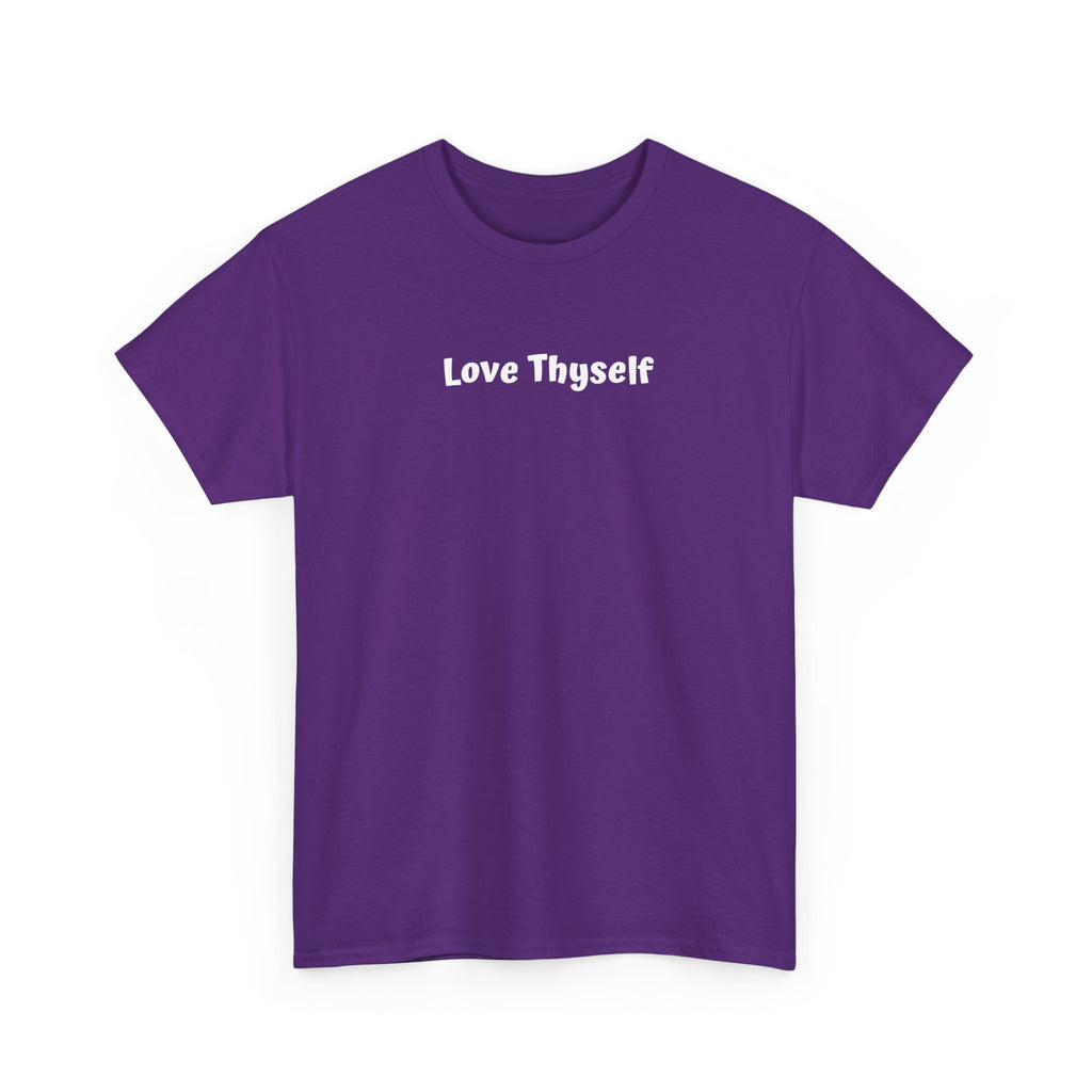 Love Thyself Tee — Minimal Self-Love Graphic T-Shirt