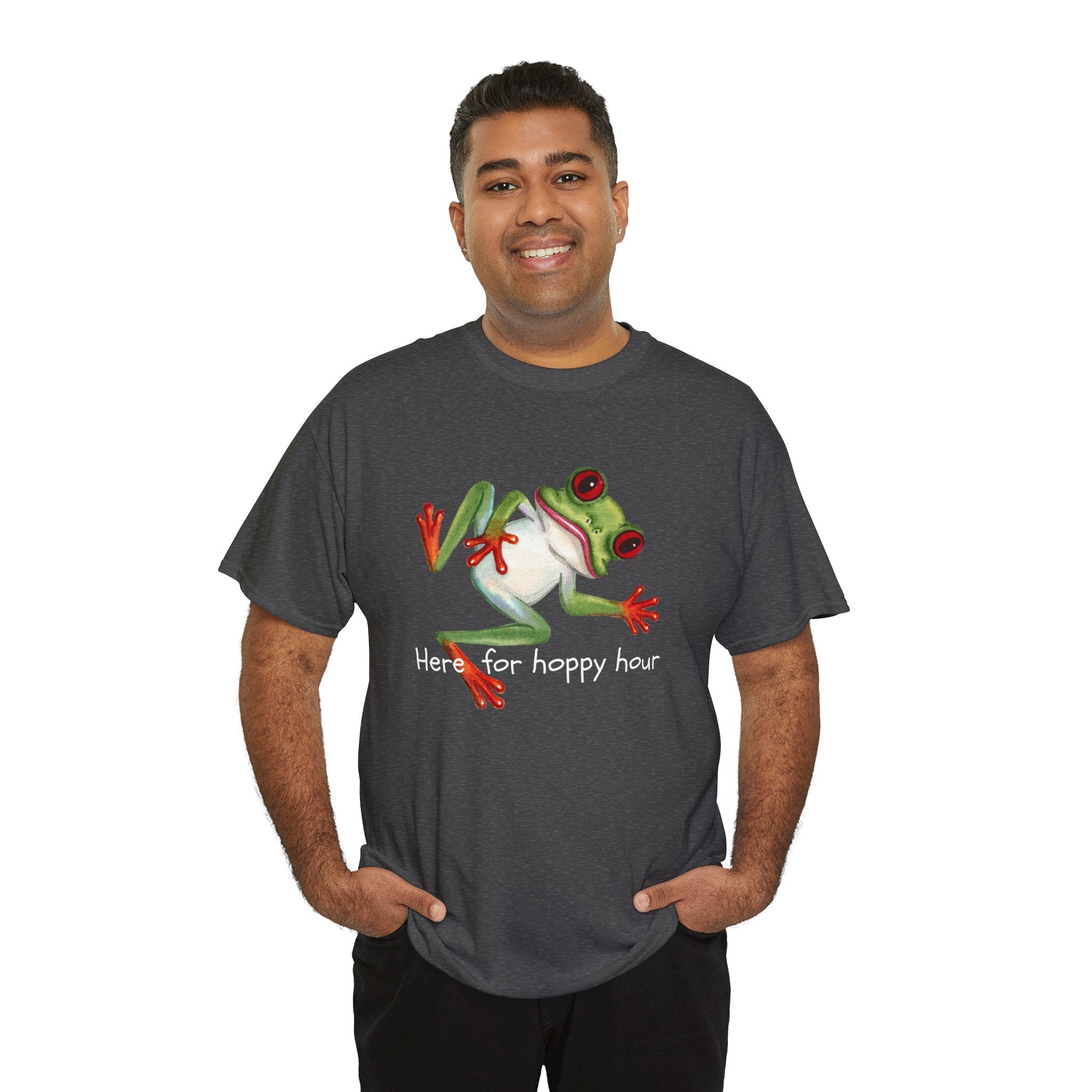 Red-Eyed Tree Frog Graphic Tee — Cute Tropical Frog Shirt for Nature Lovers