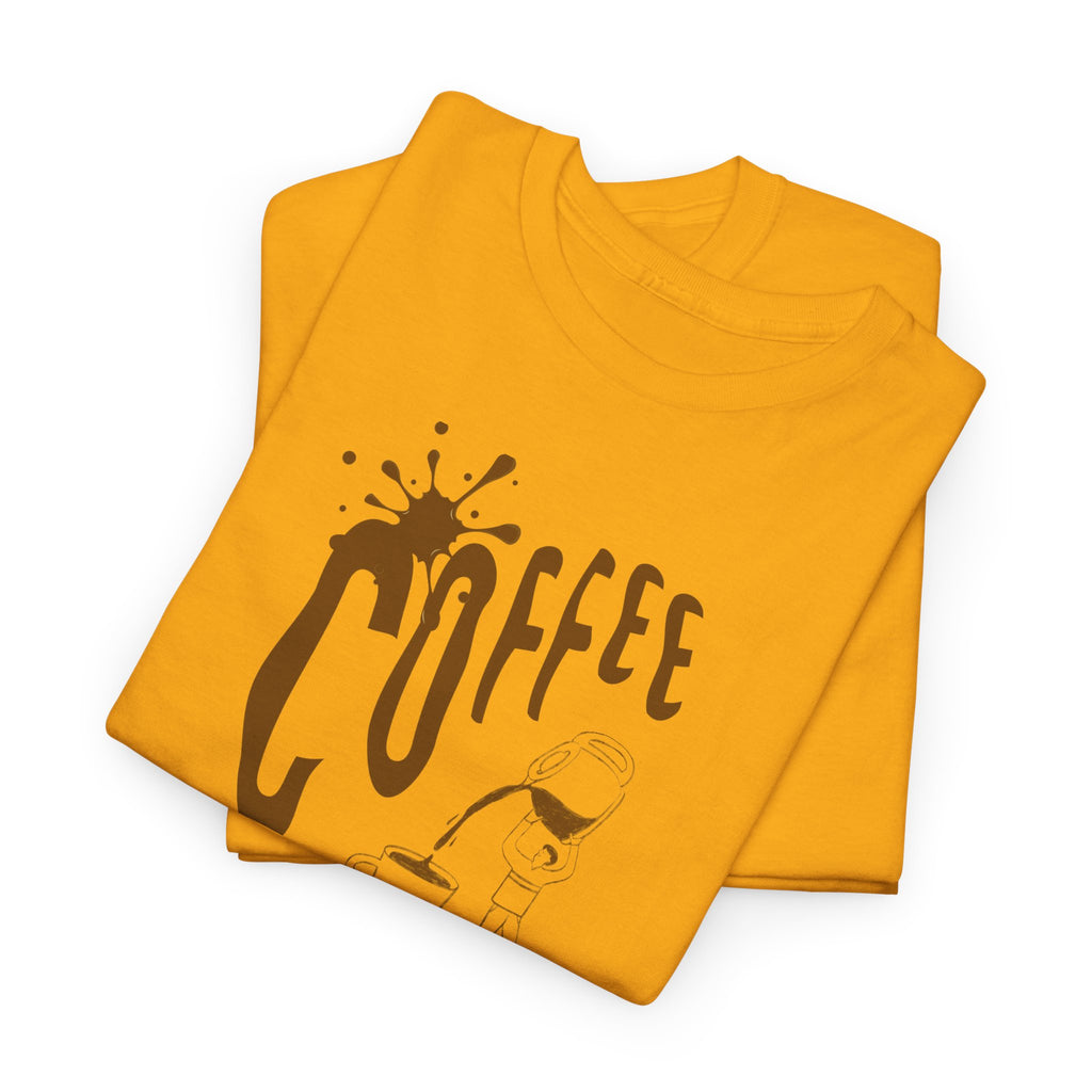 Coffee Splash T‑Shirt — Retro Coffee Typography Tee