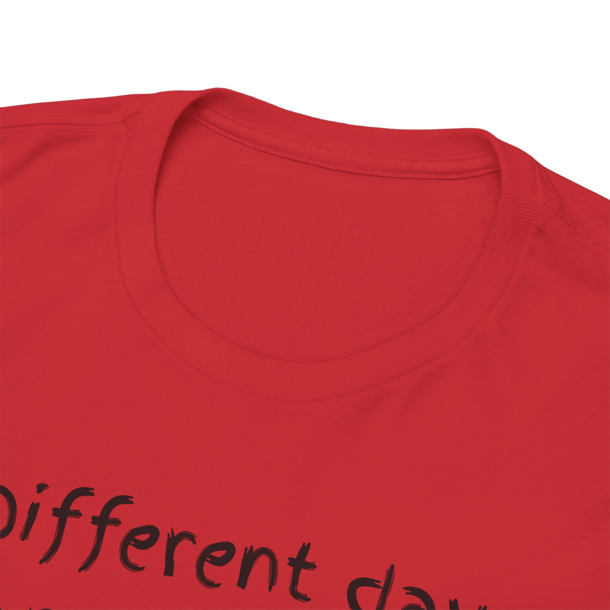 Anxiety Cartoon Tee — "Different day same ANXIETY" Mental Health Graphic T-Shirt