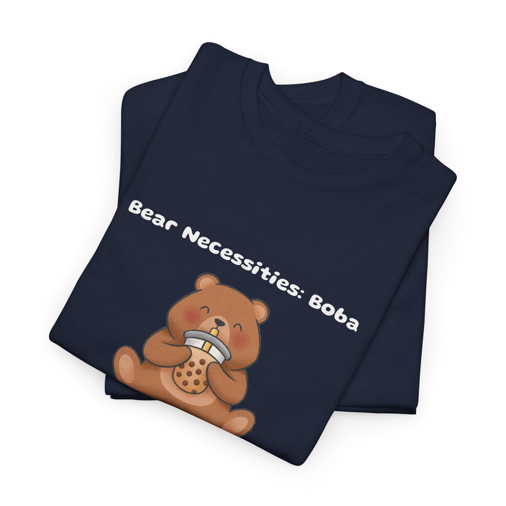 Bear Necessities: Boba Tee — Cute Bubble Tea Bear Graphic T-Shirt