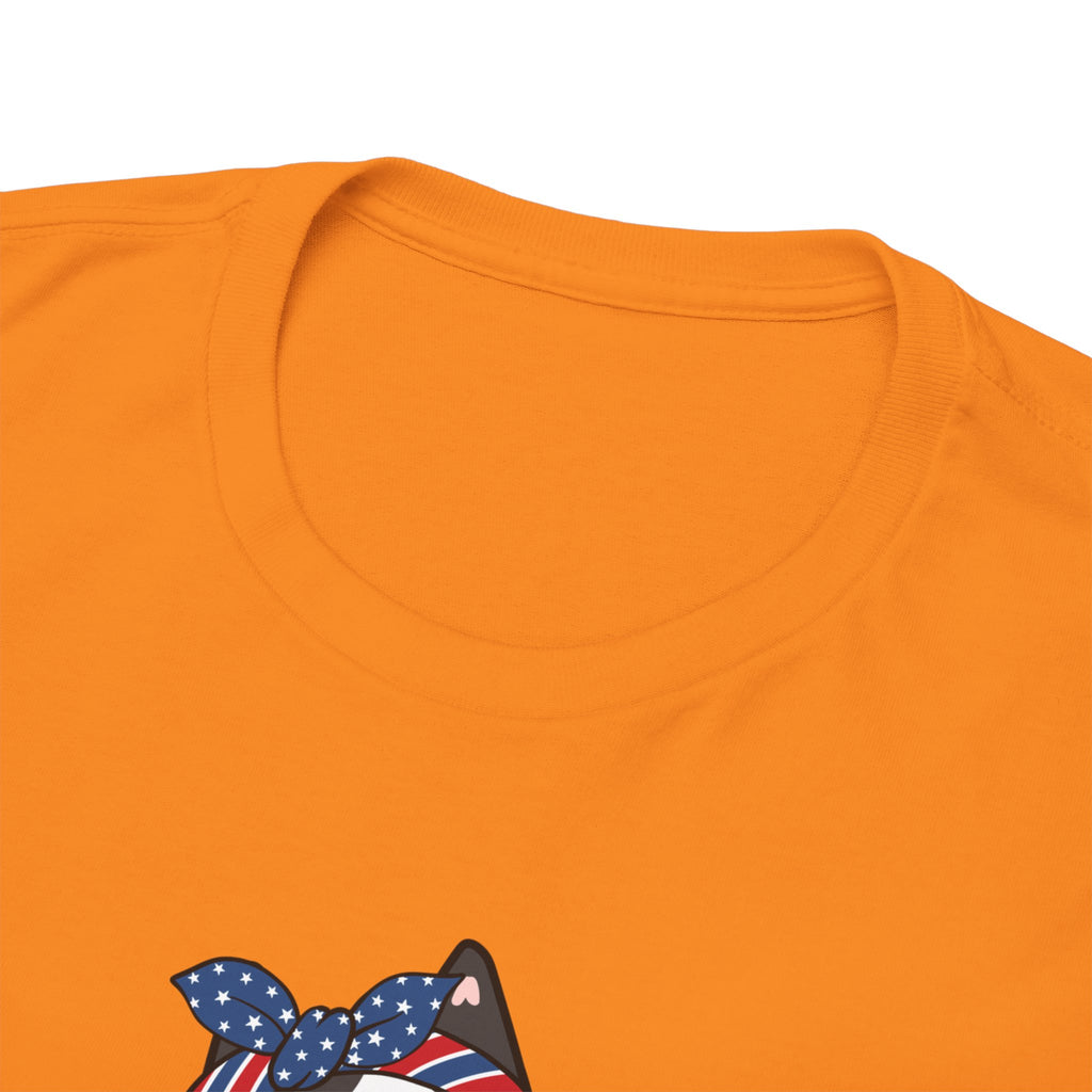 Cat Birthday Tee — "A Purr-fect Firecracker Was Born Today"