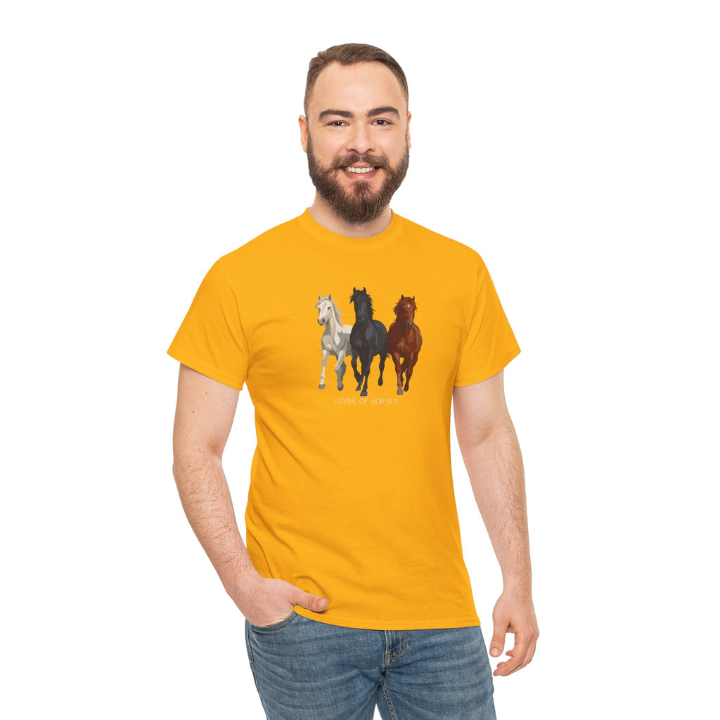 T-Shirt — Three Horses 'Love is Love' Pride Graphic Tee