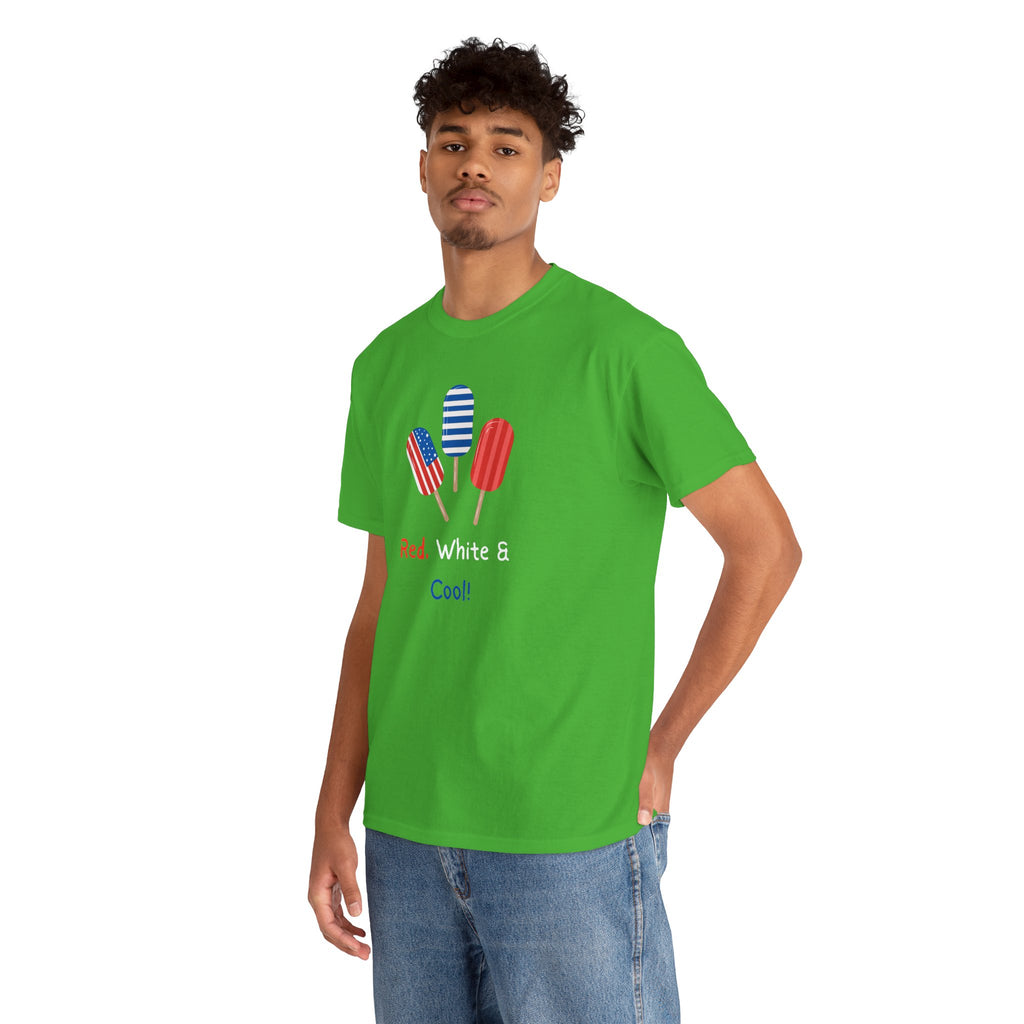 Patriotic Popsicle Tee – "Red, White & Cool" 4th of July T-Shirt