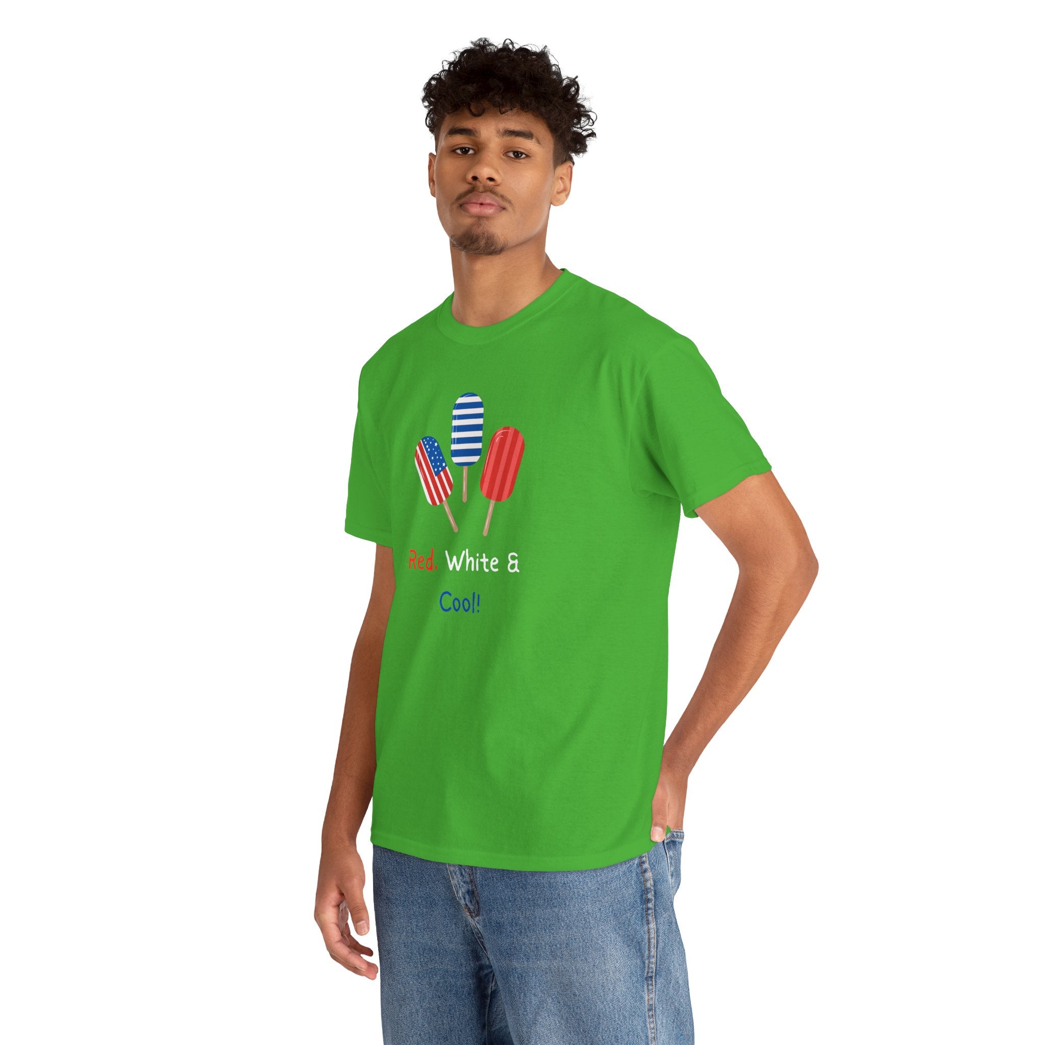 Patriotic Popsicle Tee – "Red, White & Cool" 4th of July T-Shirt