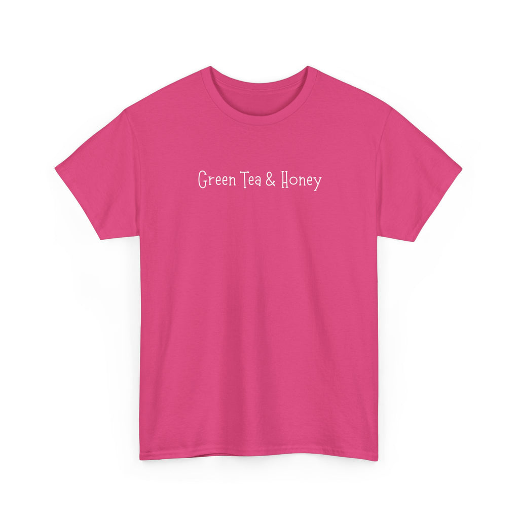 Green Tea & Honey Tee — Minimalist Tea Lover T-Shirt