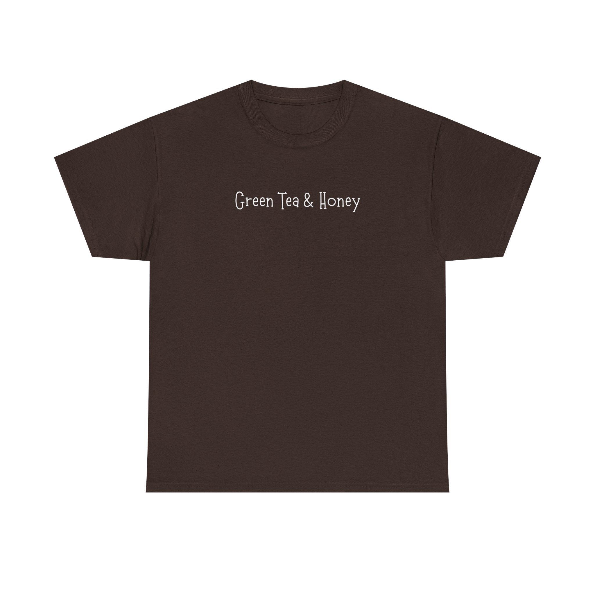 Green Tea & Honey Tee — Minimalist Tea Lover T-Shirt