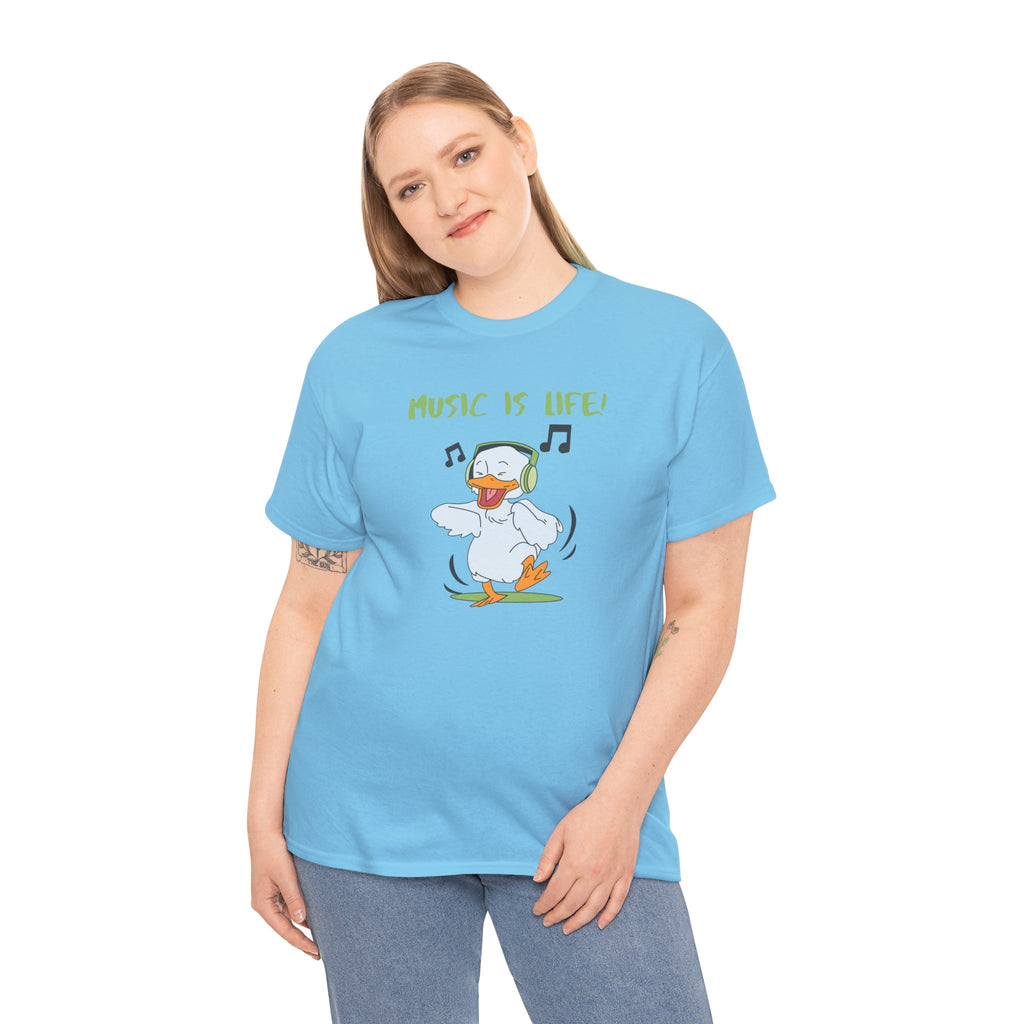 Music Is Life Duck T‑Shirt
