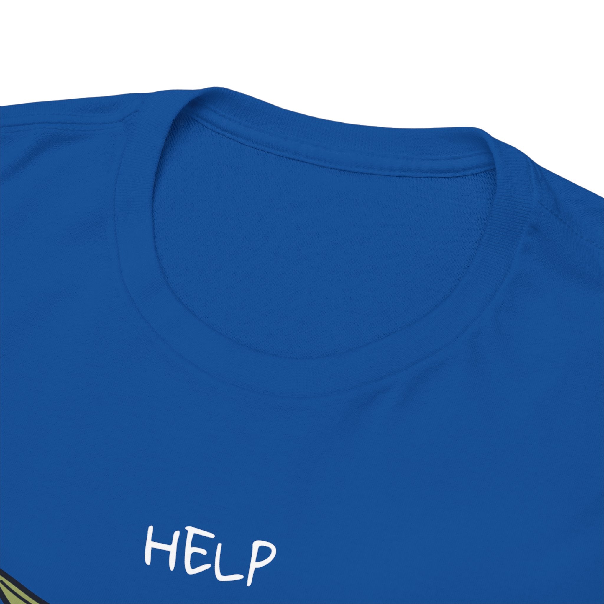 Help Fish Graphic Tee — “Everything was fine... until it wasn't” Funny Dark Humor Shirt