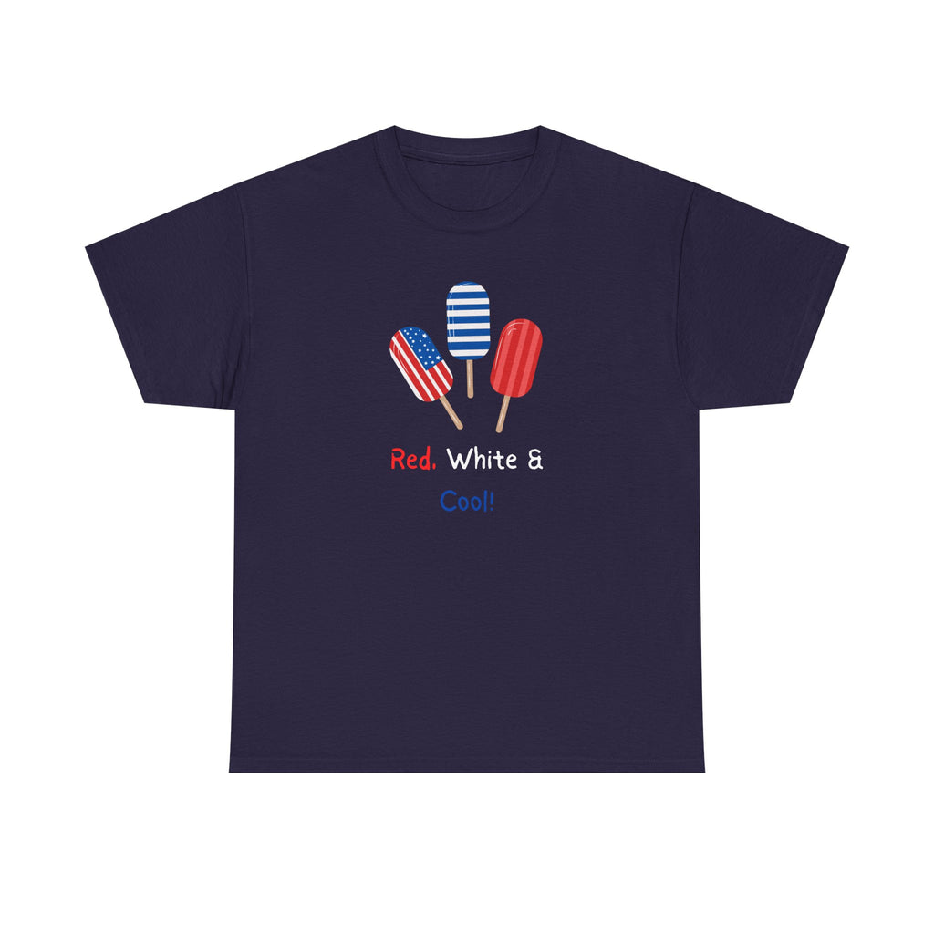 Patriotic Popsicle Tee – "Red, White & Cool" 4th of July T-Shirt