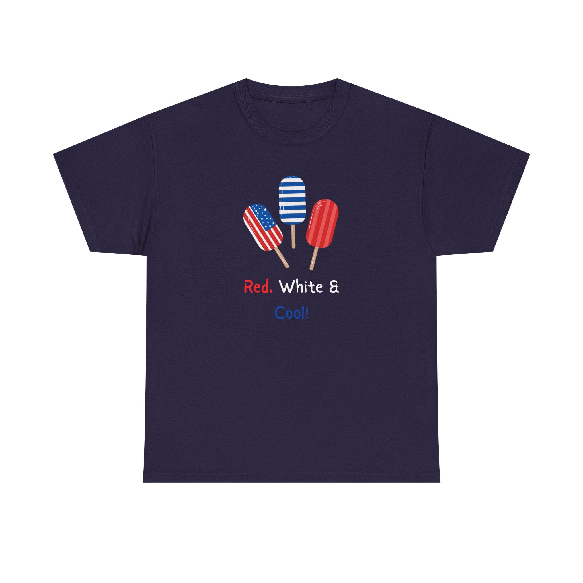 Patriotic Popsicle Tee – "Red, White & Cool" 4th of July T-Shirt