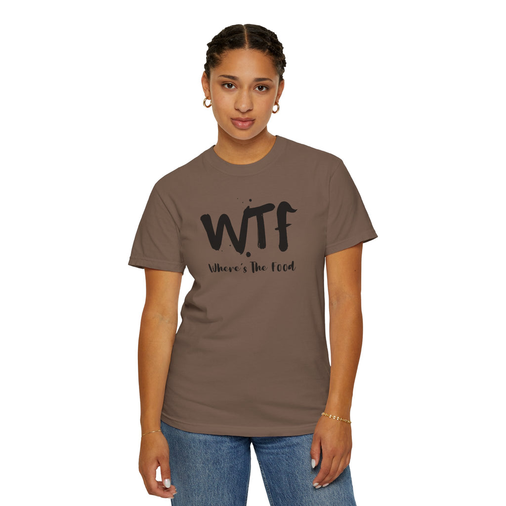 WTF "Where's The Food" Graphic T-Shirt