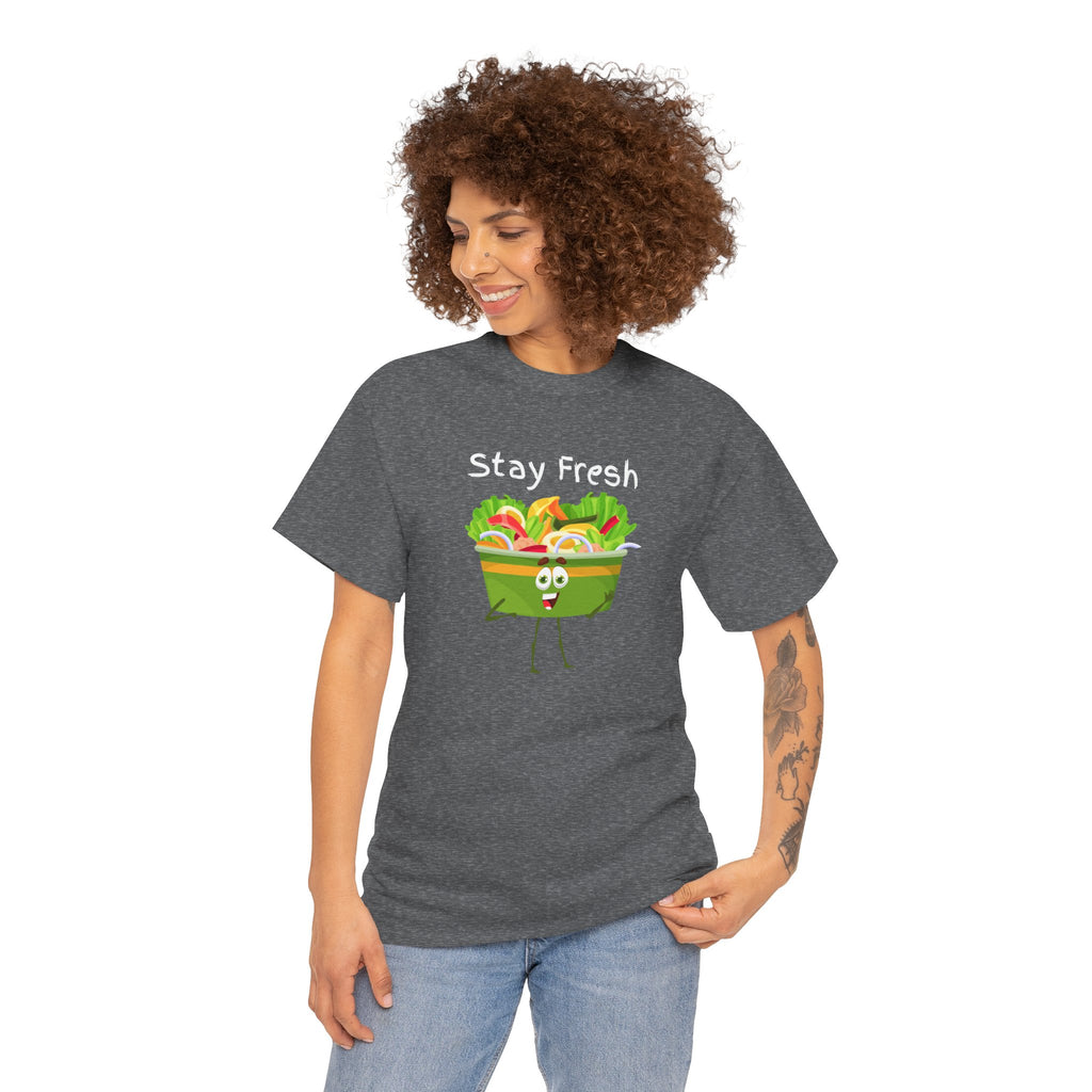 Stay Fresh Salad Tee – Cute Veggie Graphic T-Shirt