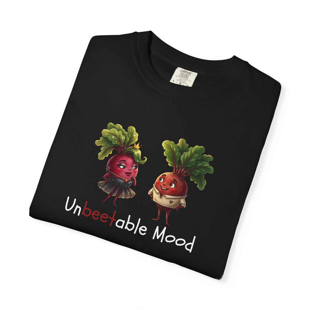 Unbeetable Mood T-Shirt — Cute Beet Characters Veggie Pun Tee