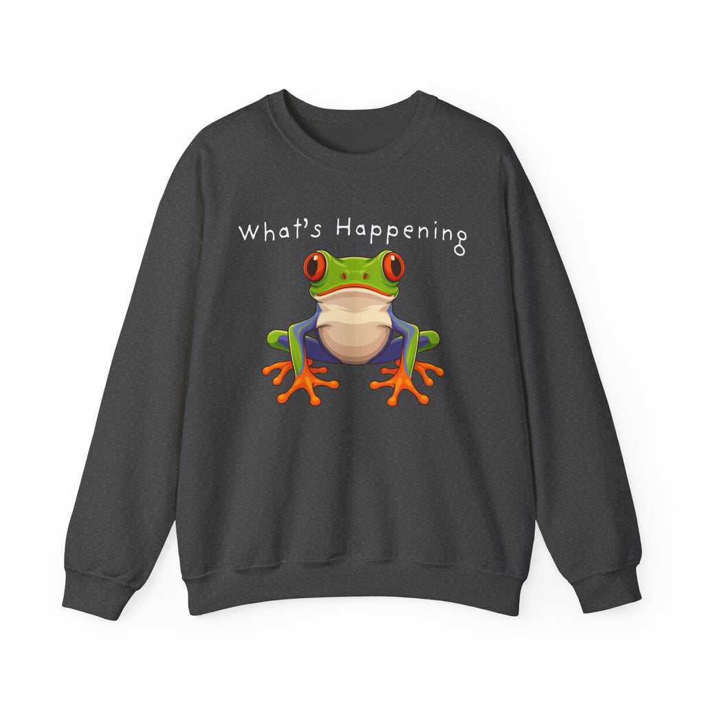 What's Happening Frog Crewneck Sweatshirt