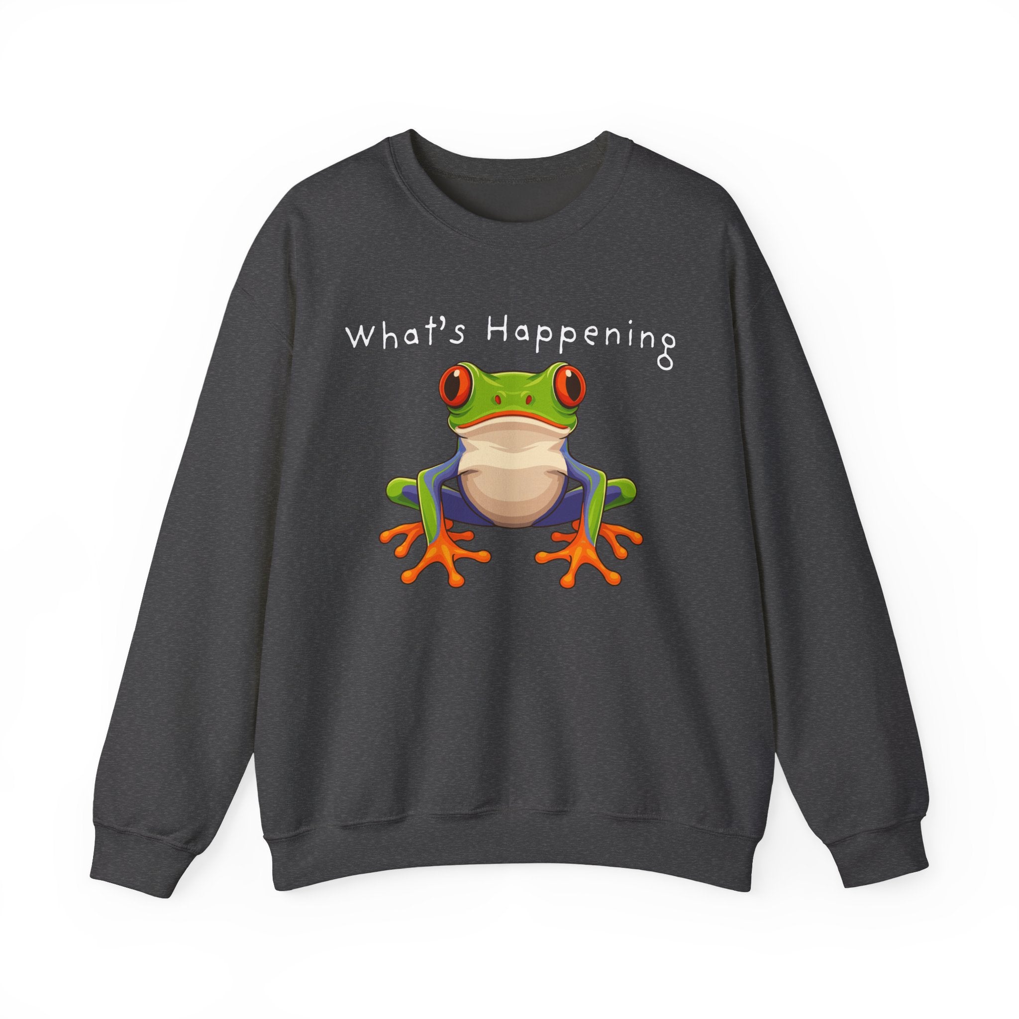 What's Happening Frog Crewneck Sweatshirt