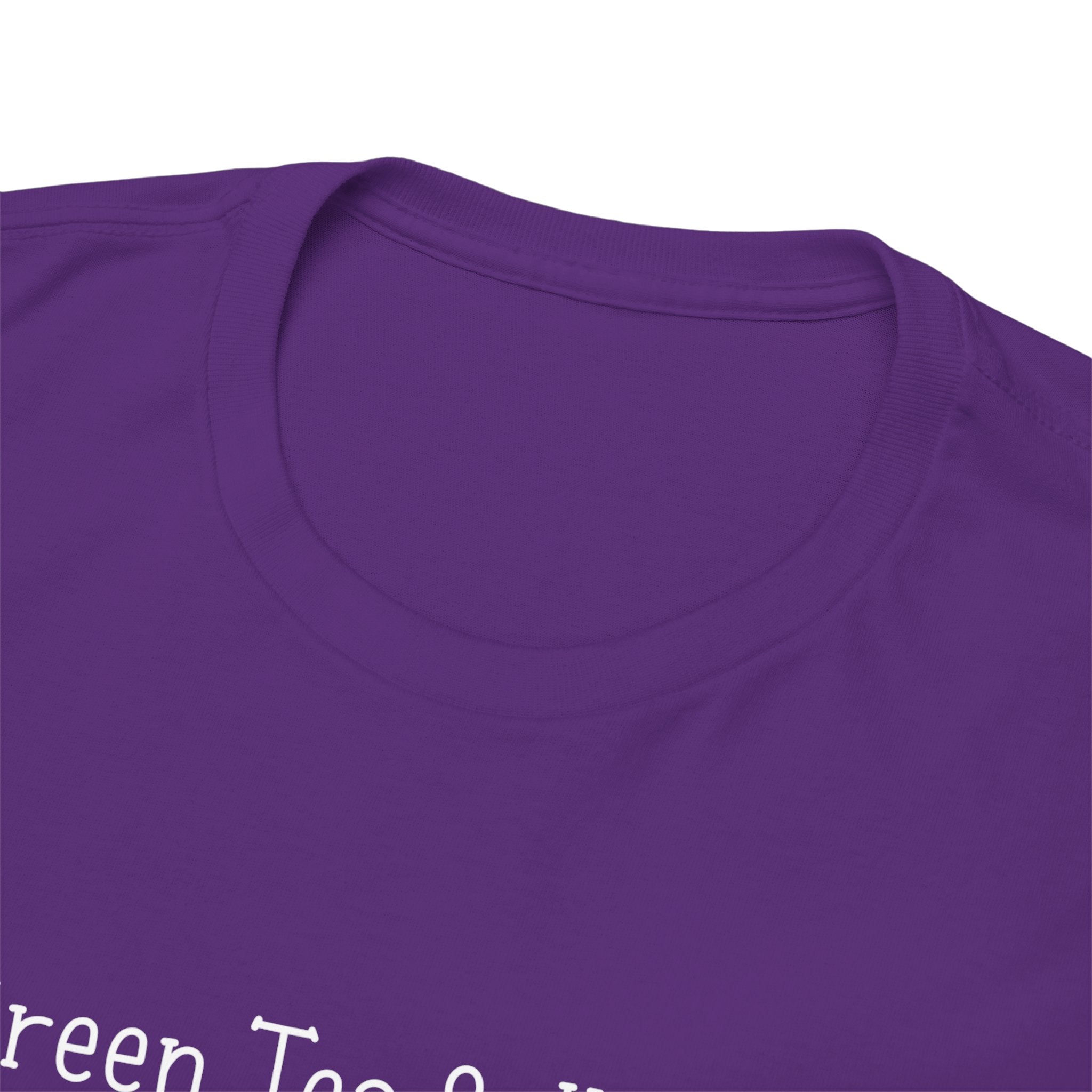 Green Tea & Honey Tee — Minimalist Tea Lover T-Shirt