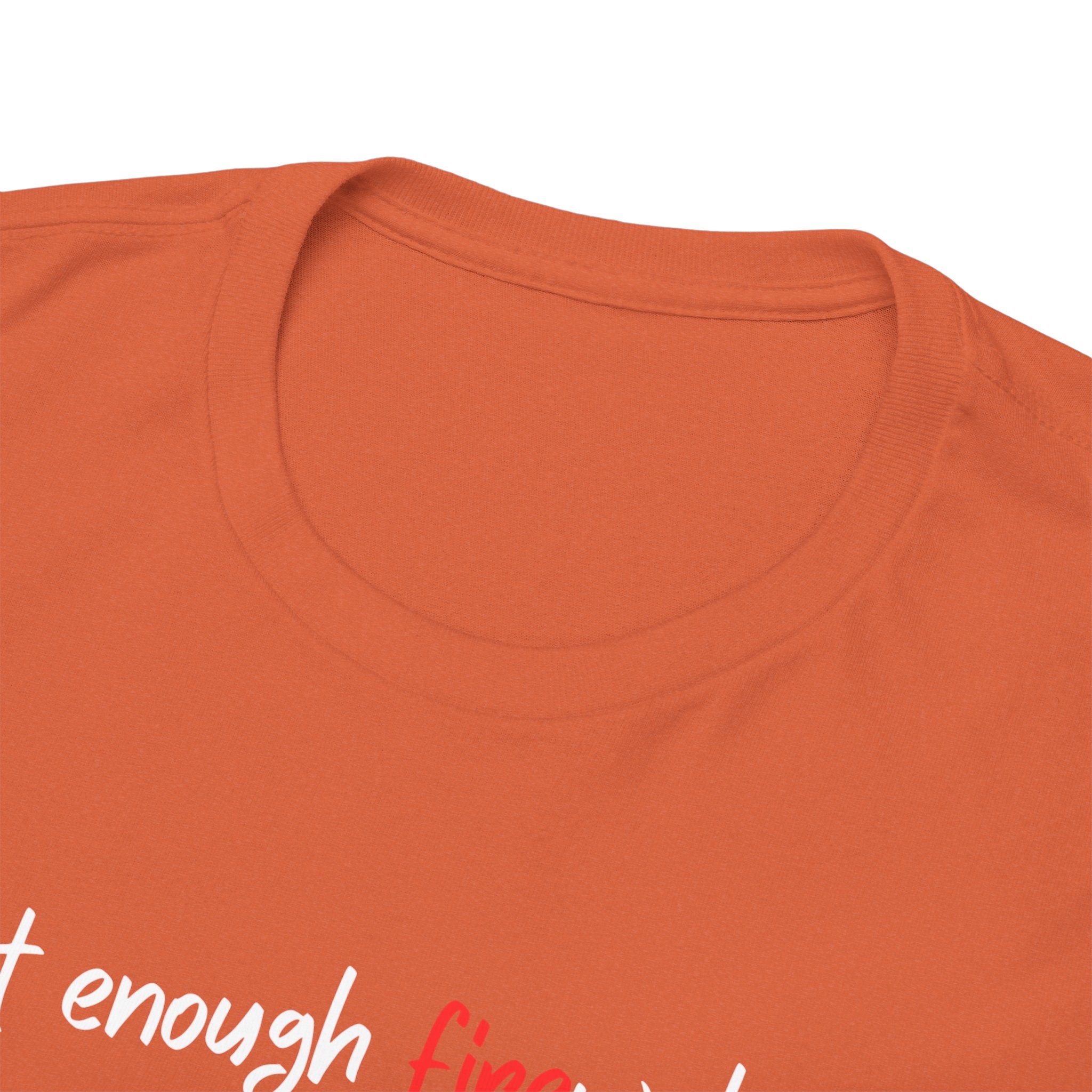 T-Shirt — Minimal 'fine' Chest Embroidered Graphic Tee