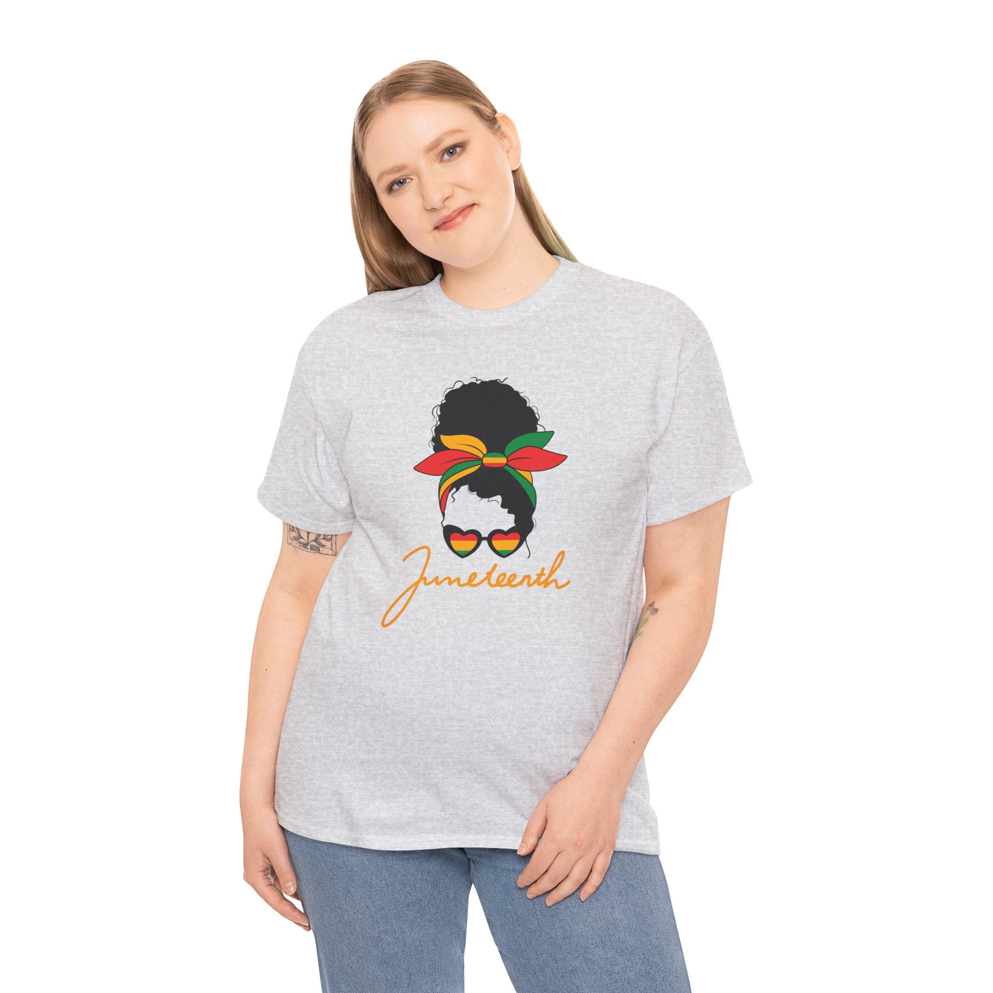 Juneteenth Afro Puff Tee — Juneteenth Celebration T-Shirt
