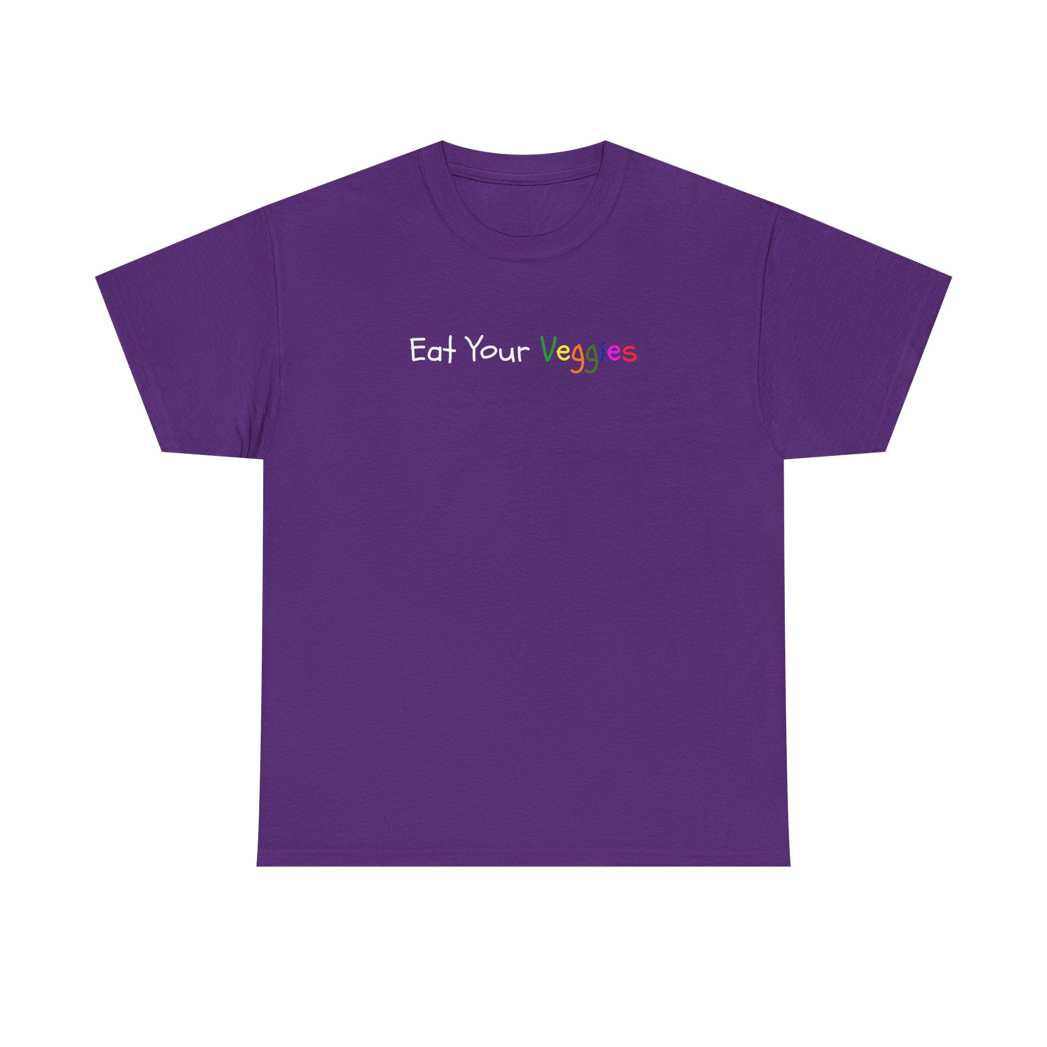 Eat Your Veggies T-Shirt — Colorful Kids & Adult Veggie Reminder Tee