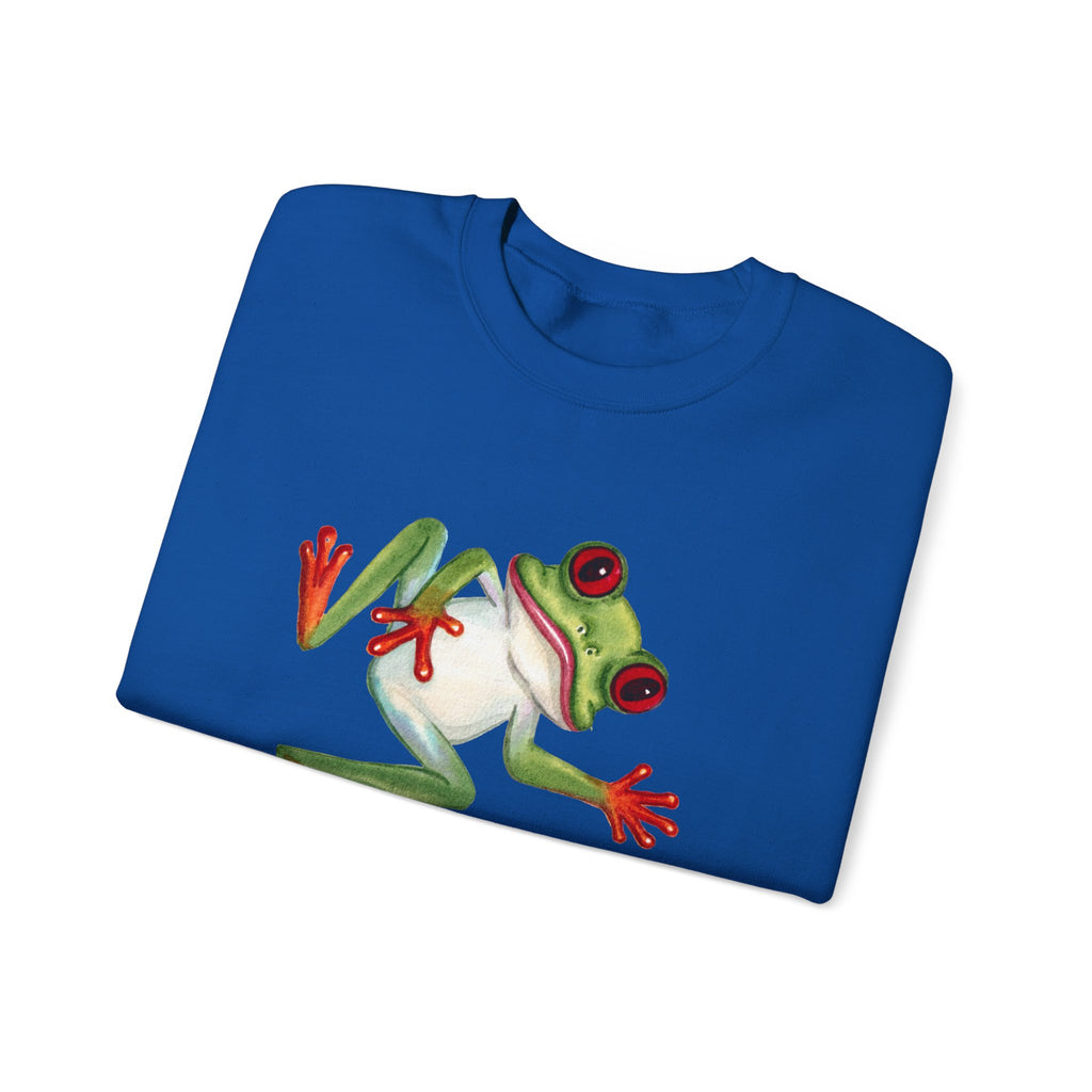Frog 'Here for Hoppy Hour' Crewneck Sweatshirt