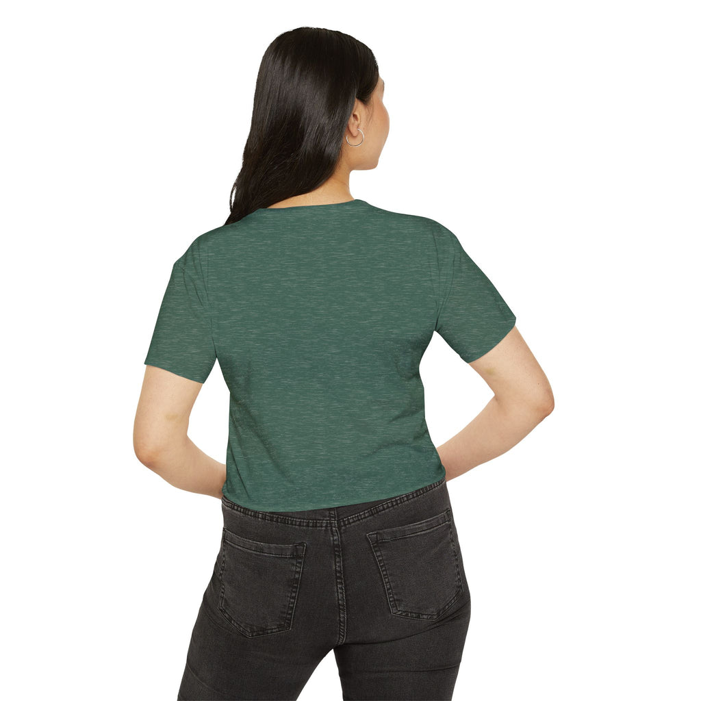 Pickleball Festival Crop Top — Cute Pickle Character Graphic Tee for Women