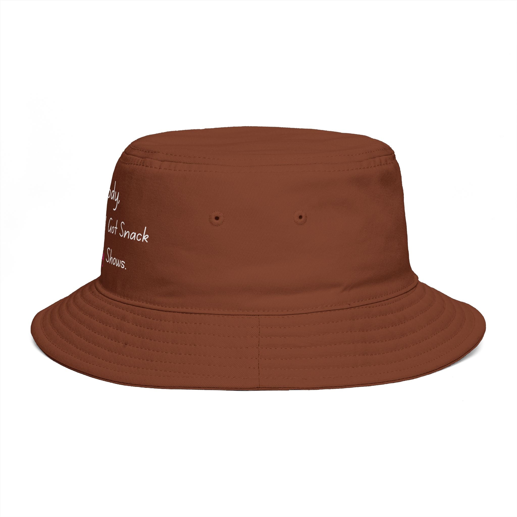 Homebody At my house i have snacks and reality shows — Funny Embroidered Casual Sun Hat