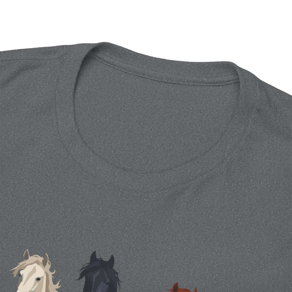 T-Shirt — Three Horses 'Love is Love' Pride Graphic Tee